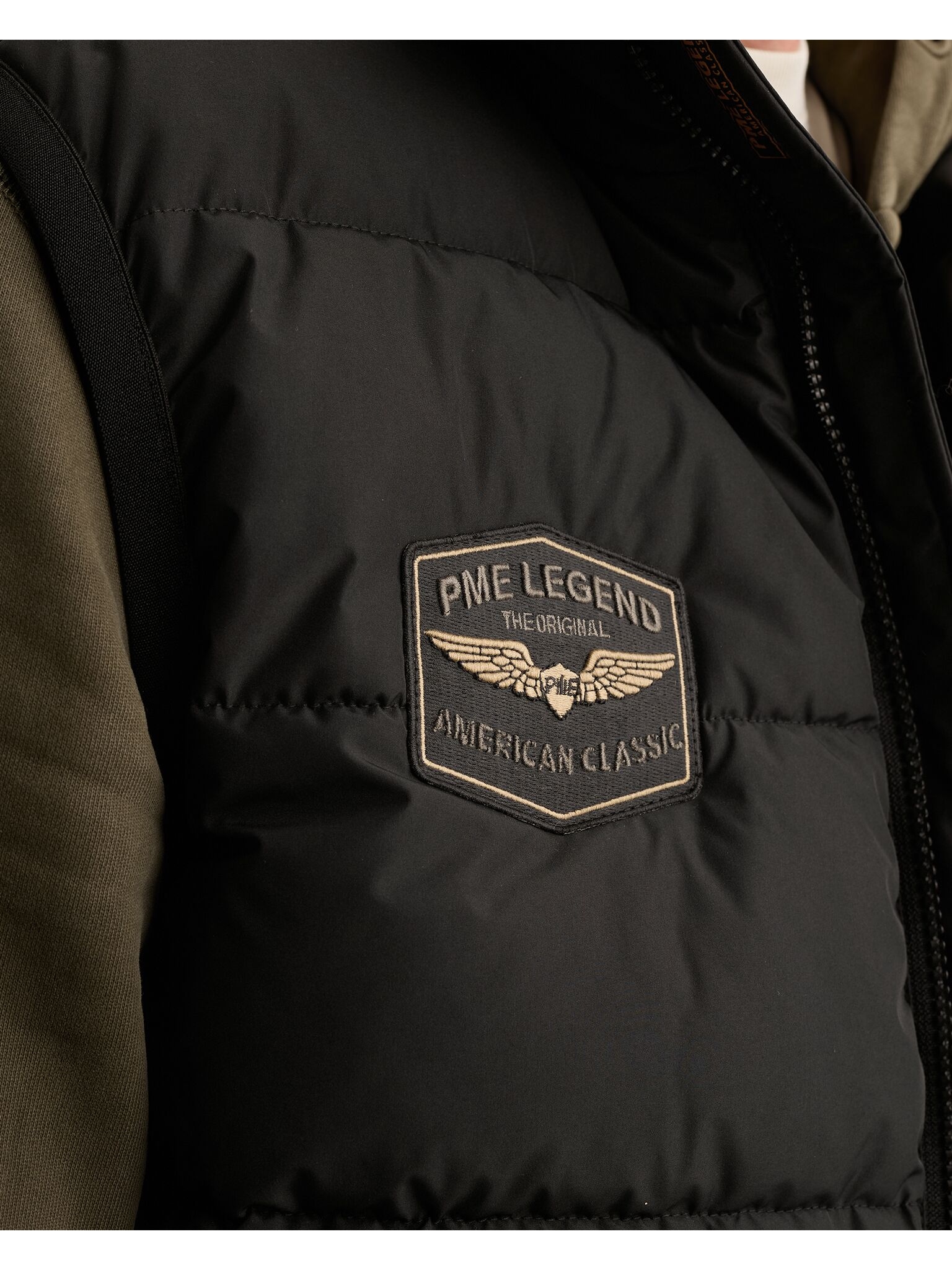 PME LEGEND Steppweste Reißverschlusstaschen von innen und außen