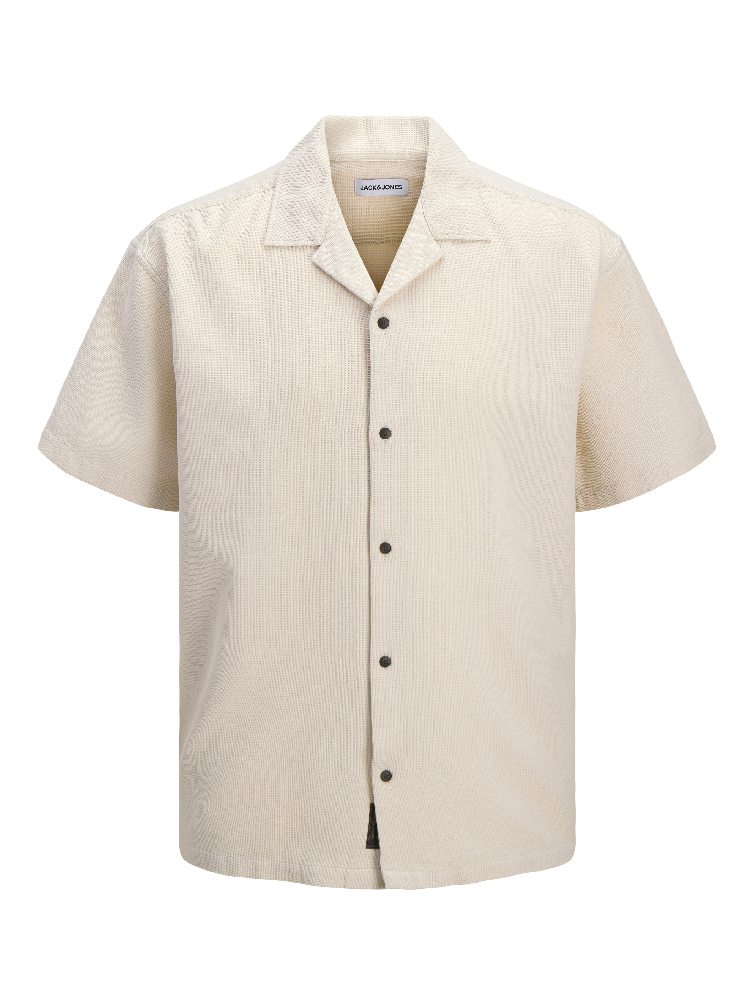 Jack & Jones Junior Kurzarmhemd »JJGLOBAL WAFFLE RESORT SHIRT SS JNR« Baumwolle, locker geschnitten
