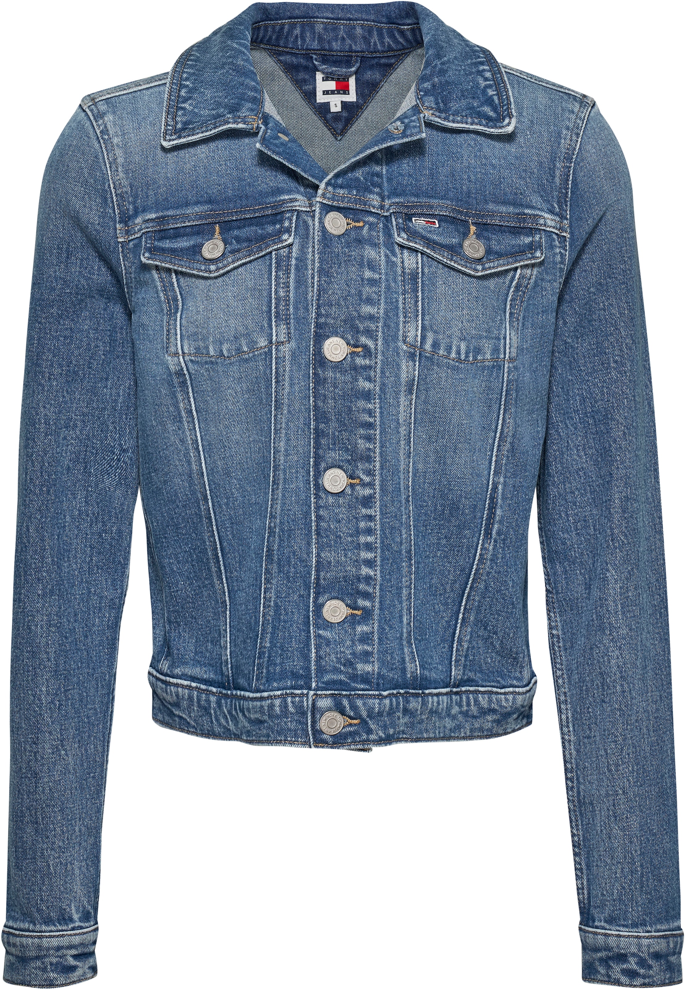Tommy Jeans Jeansjacke »VIVIANNE SKN JACKET CH8132«, mit Tommy Jeans Markenlabel