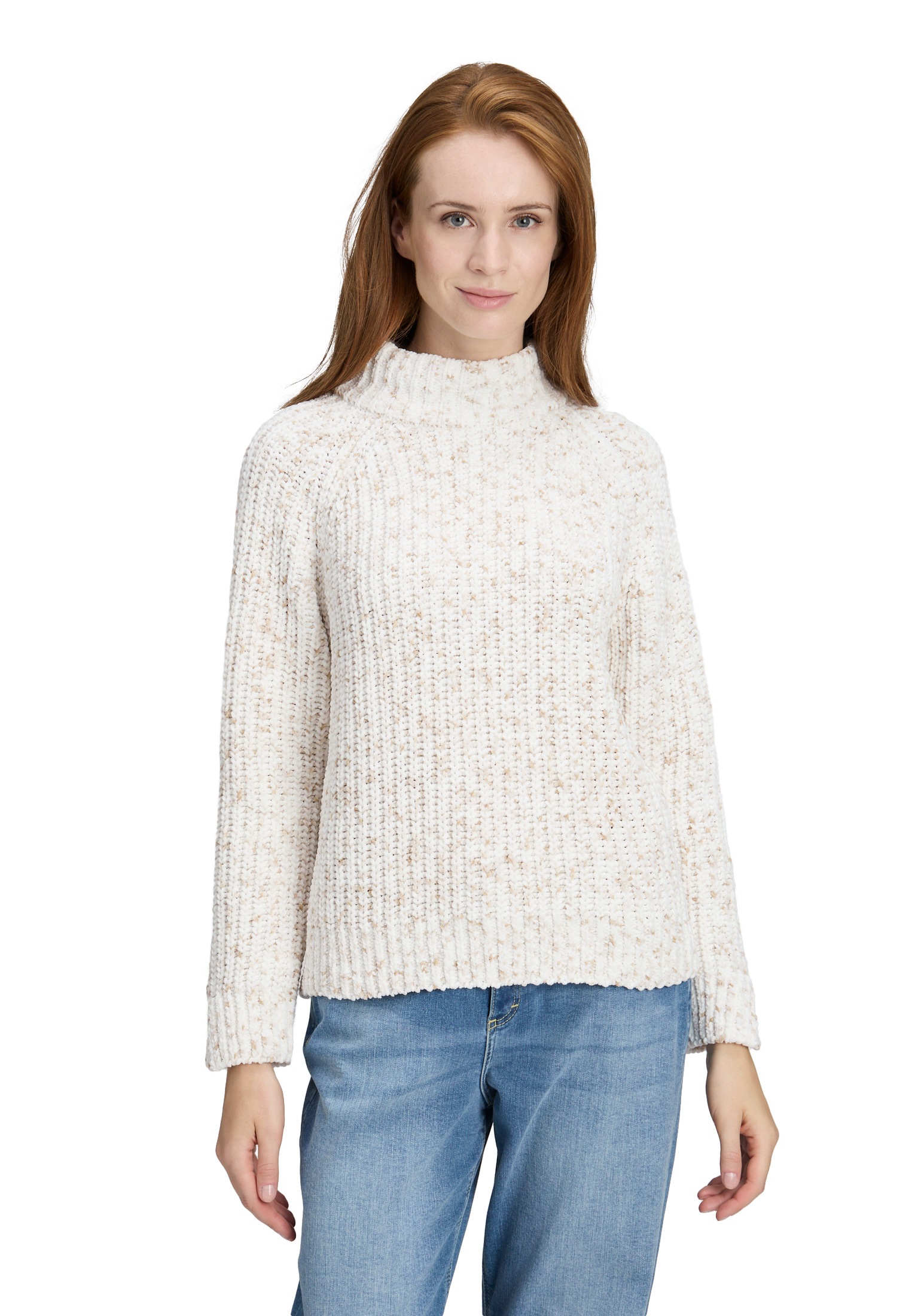 Cartoon Strickpullover »Strickpullover mit Stehkragen«