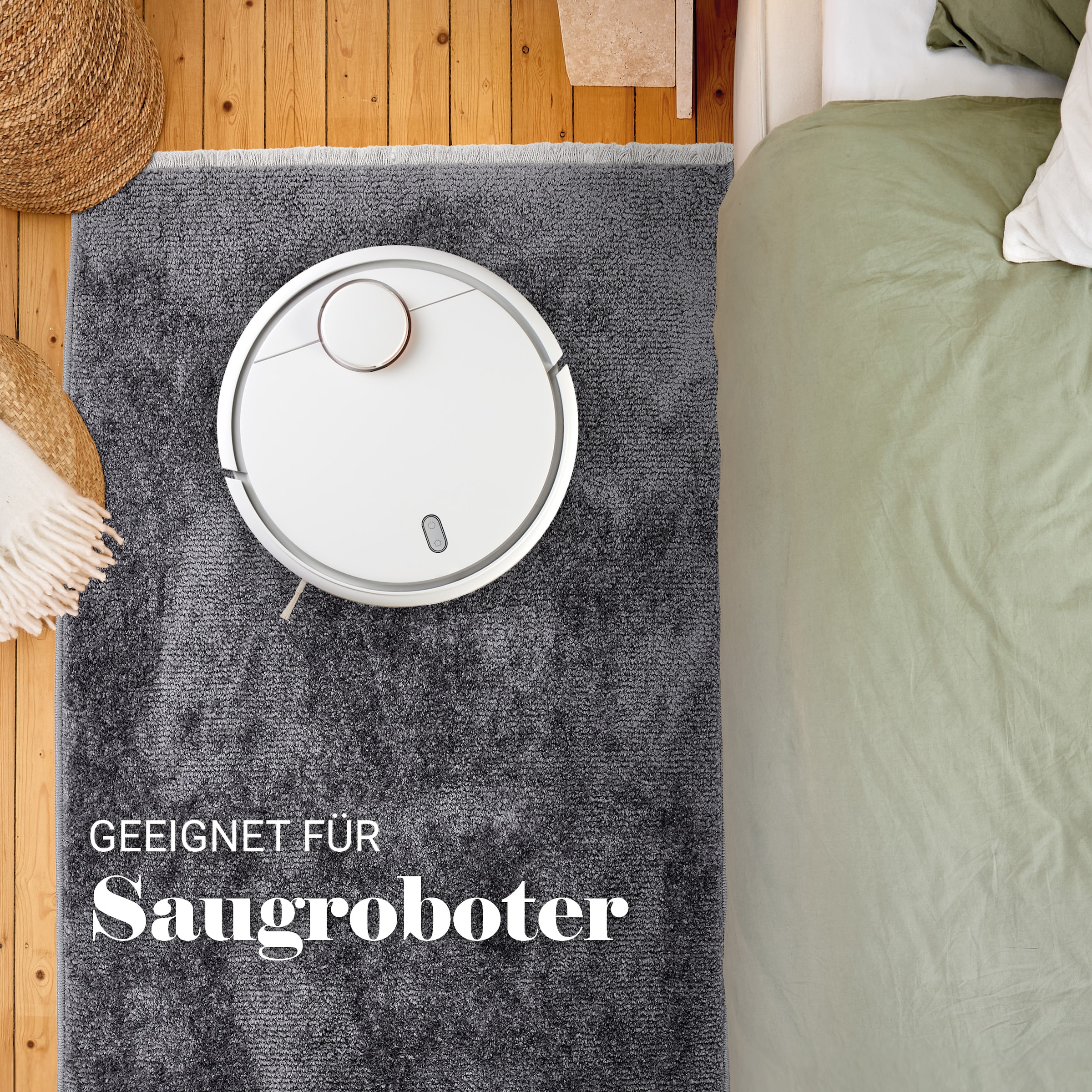 ASTRA Teppich »Stevie 250« rechteckig 9 mm Höhe weicher Kurzflor, gewebt, Wohnzimmer, Schlafzimmer