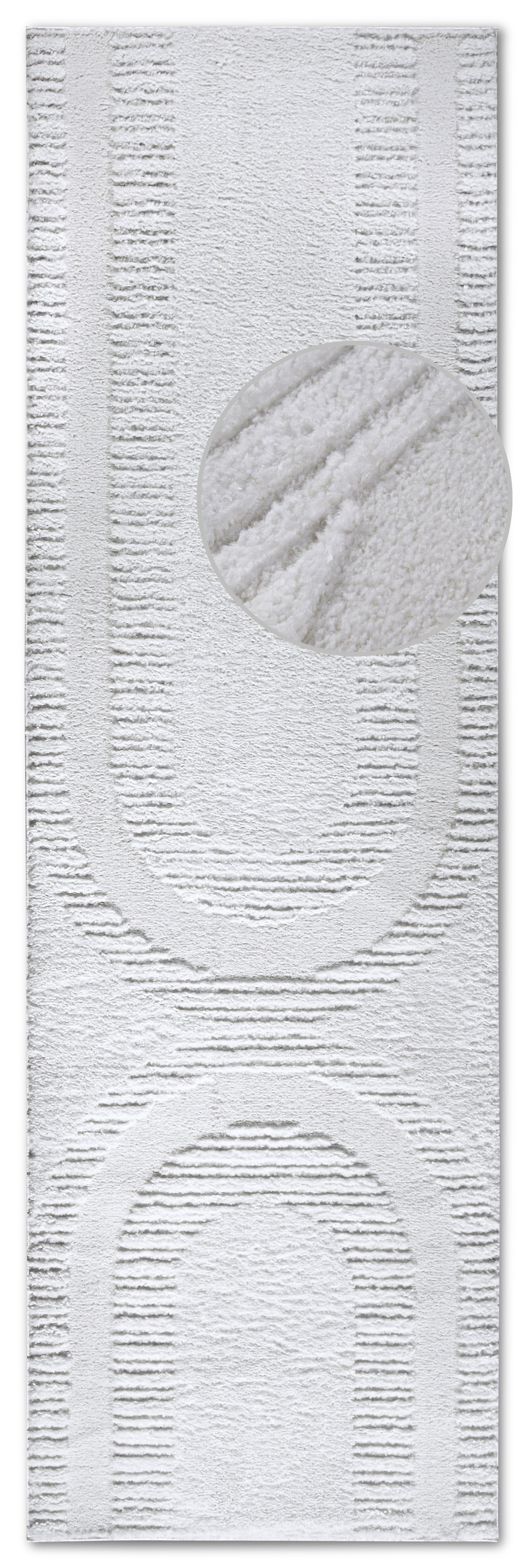 ELLE DECORATION Designteppich »Bartoux«, rechteckig, 18 mm Höhe, Hochflor, Shaggy, Läufer, weich, Langflor, modern, Hoch Tief Effekt