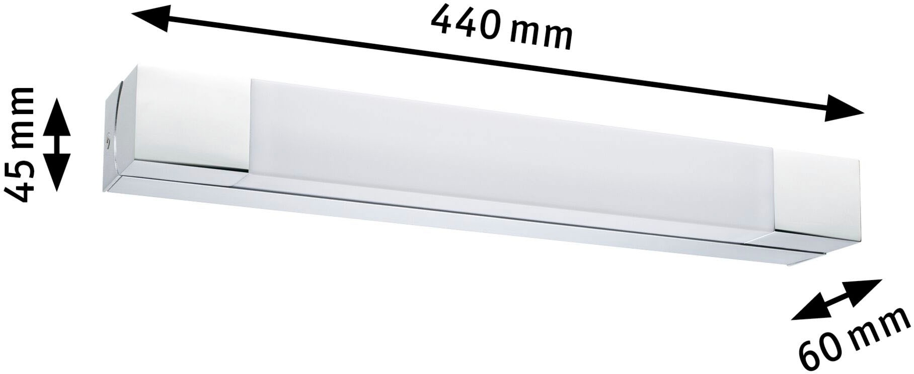 Paulmann LED Spiegelleuchte »Selection Bathroom Spiegelleuchte Quasar IP44 3000K 230V 7,5W«, 1 flammig, Badezimmerleuchte