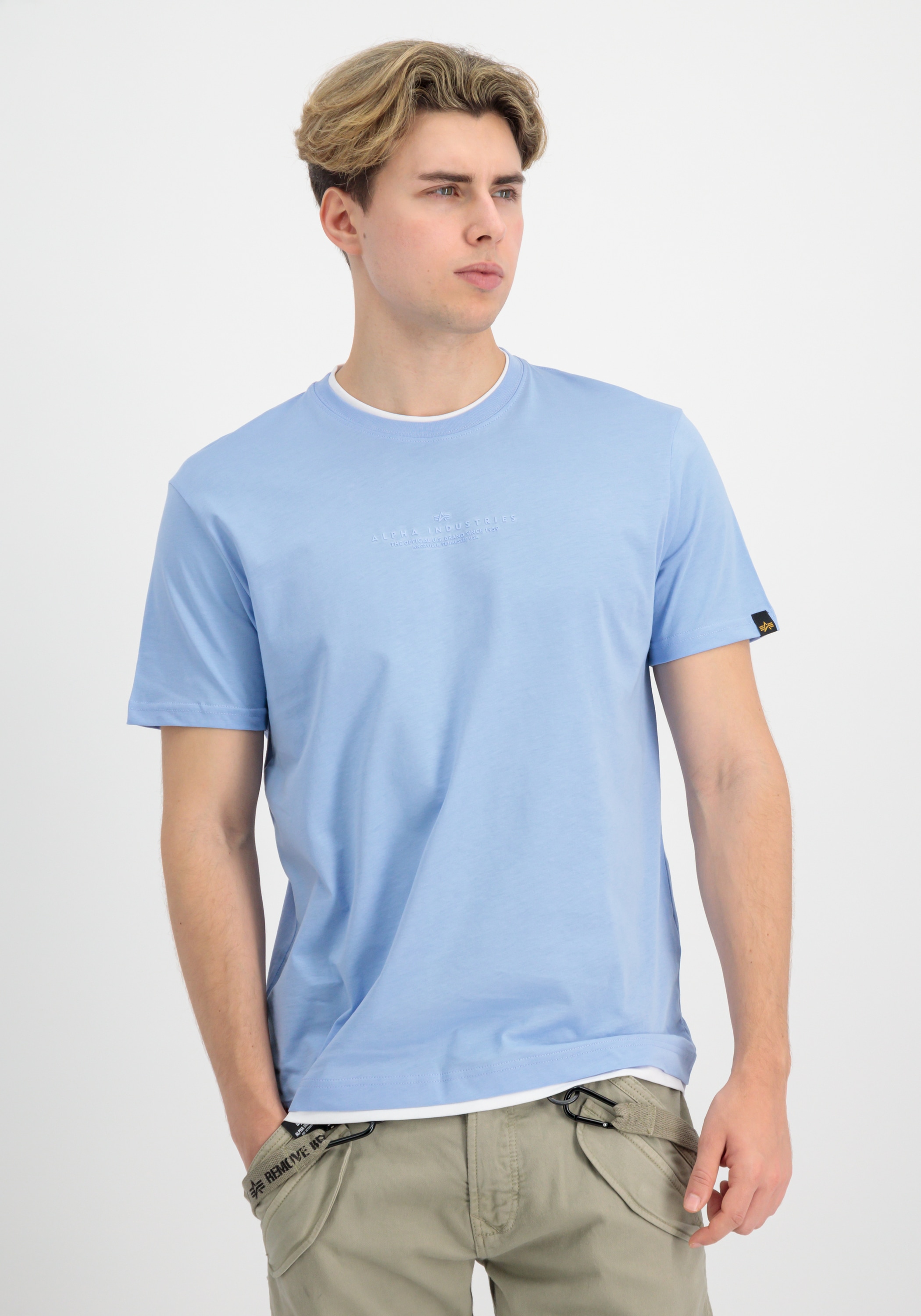 Layer Industries Men Double T-Shirts OTTO bestellen - Industries »Alpha Alpha online T« bei T-Shirt