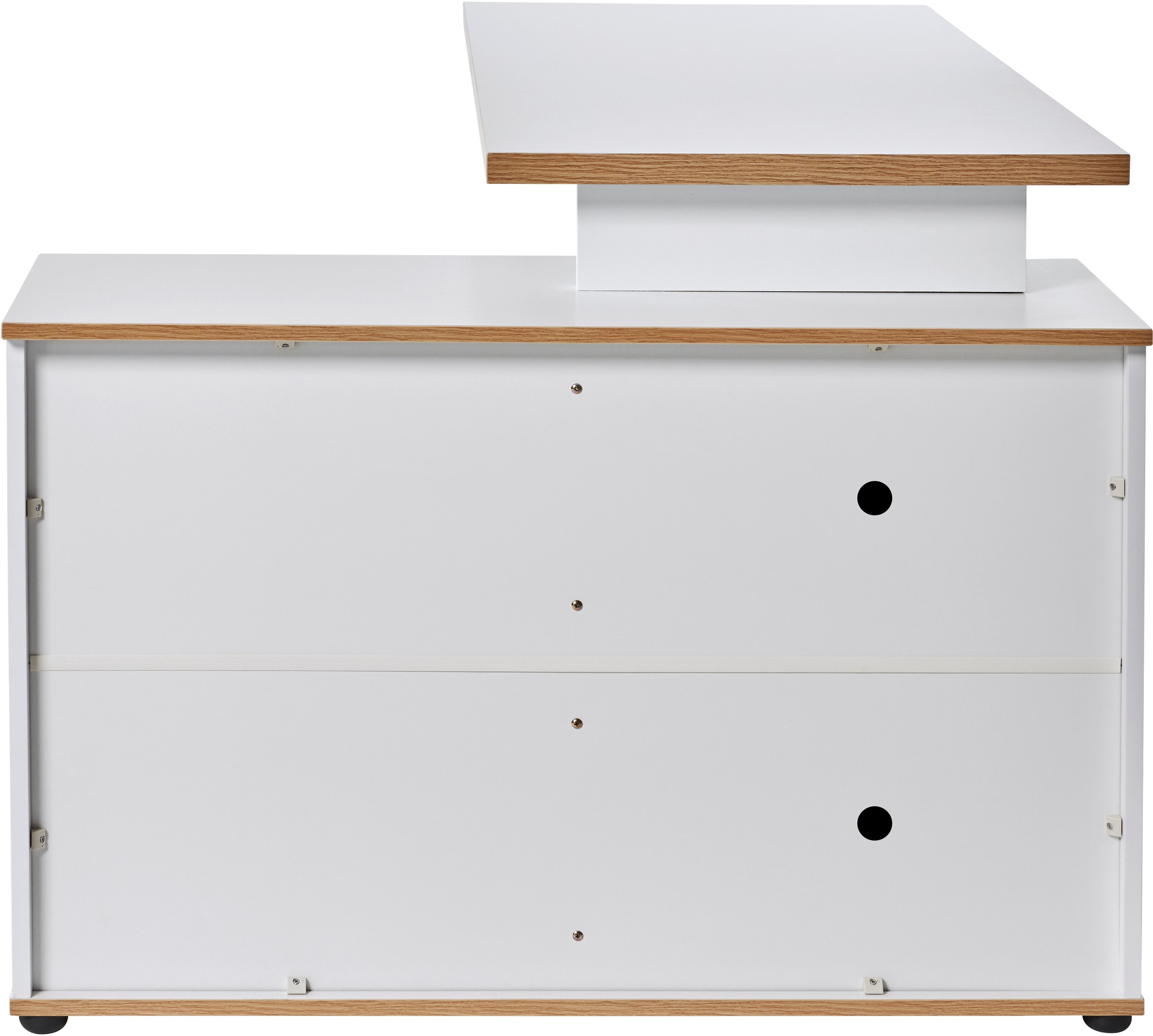 Jahnke Eckschreibtisch »X-CLUB C 40 E«, (1 St.), Eckschreibtisch, wechselseitig montierbar, X-Gestell