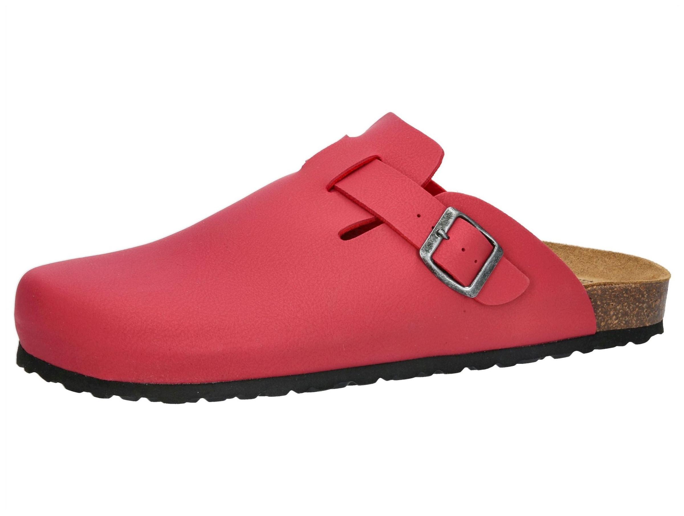 Lico Damen Clog »Pantolette Bioline Clog Soft« in rot, Größe 42