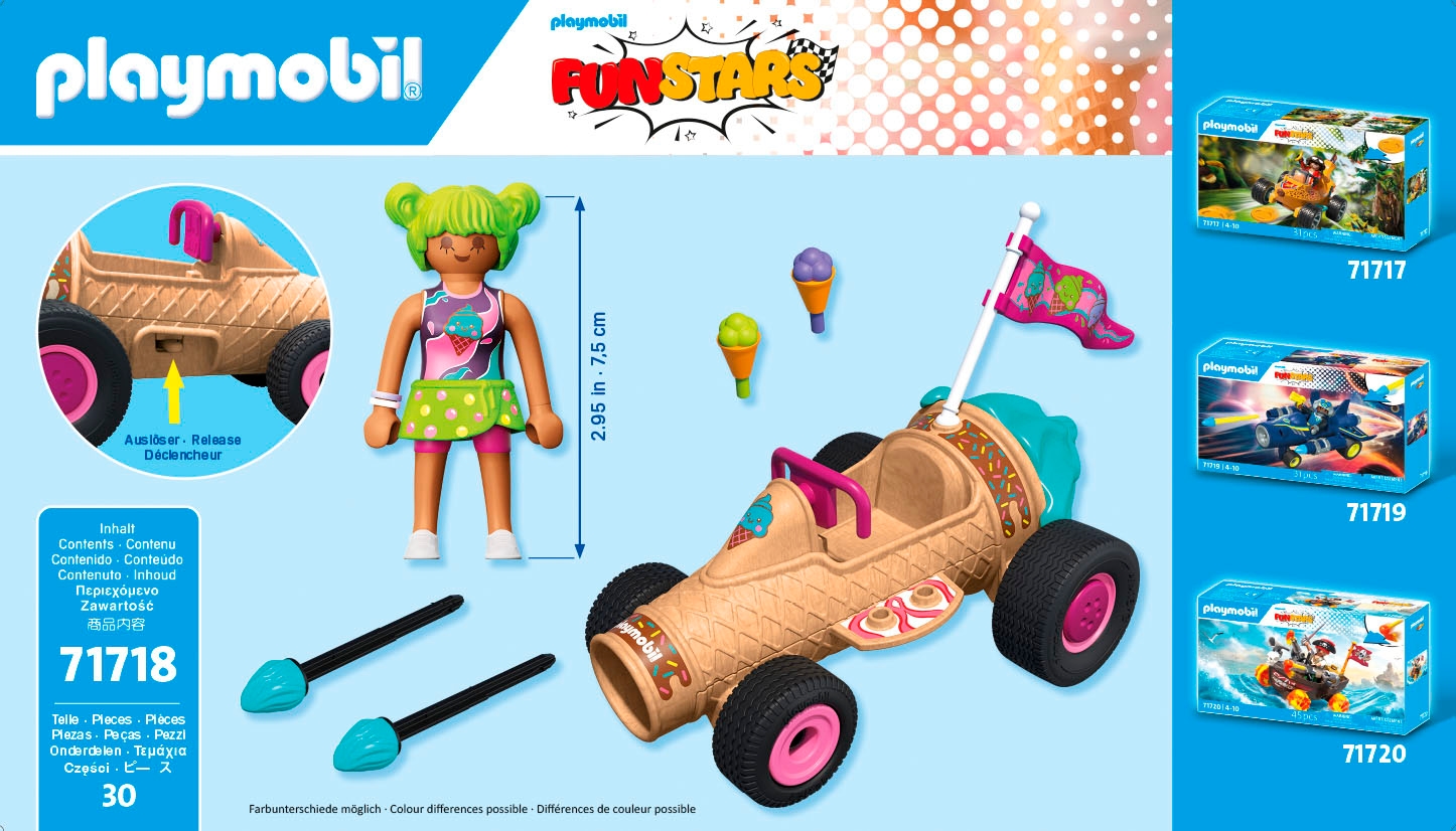 Playmobil® Konstruktions-Spielset »Rasende Eistüte (71718), Funstars« Made in Europe