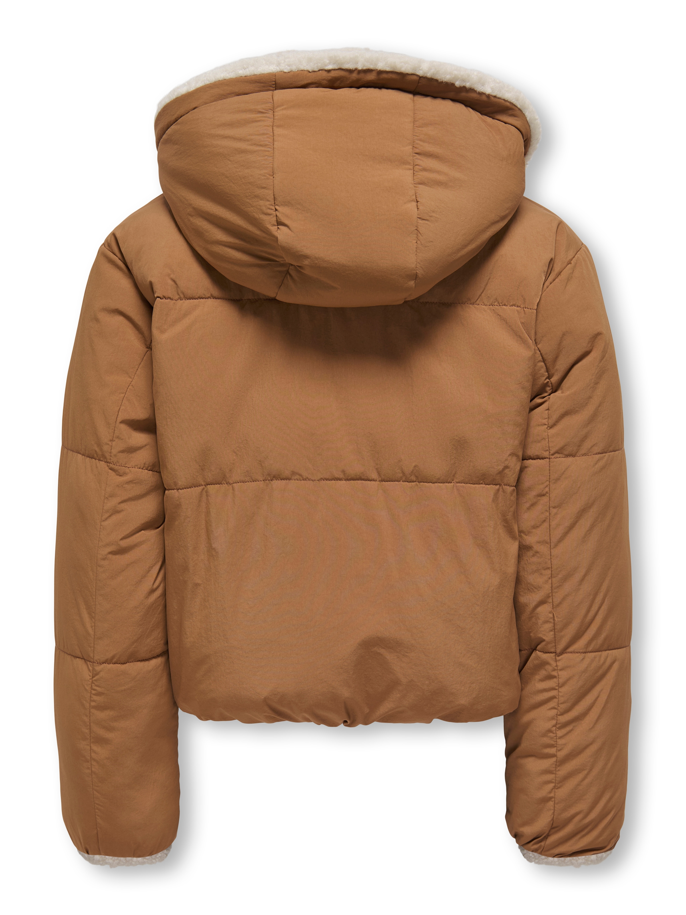KIDS ONLY Steppjacke »KOGMARIA REVERSIBLE PUFFER JACKET OTW«, mit Kapuze, als Plüschjacke oder Steppjacke tragbar