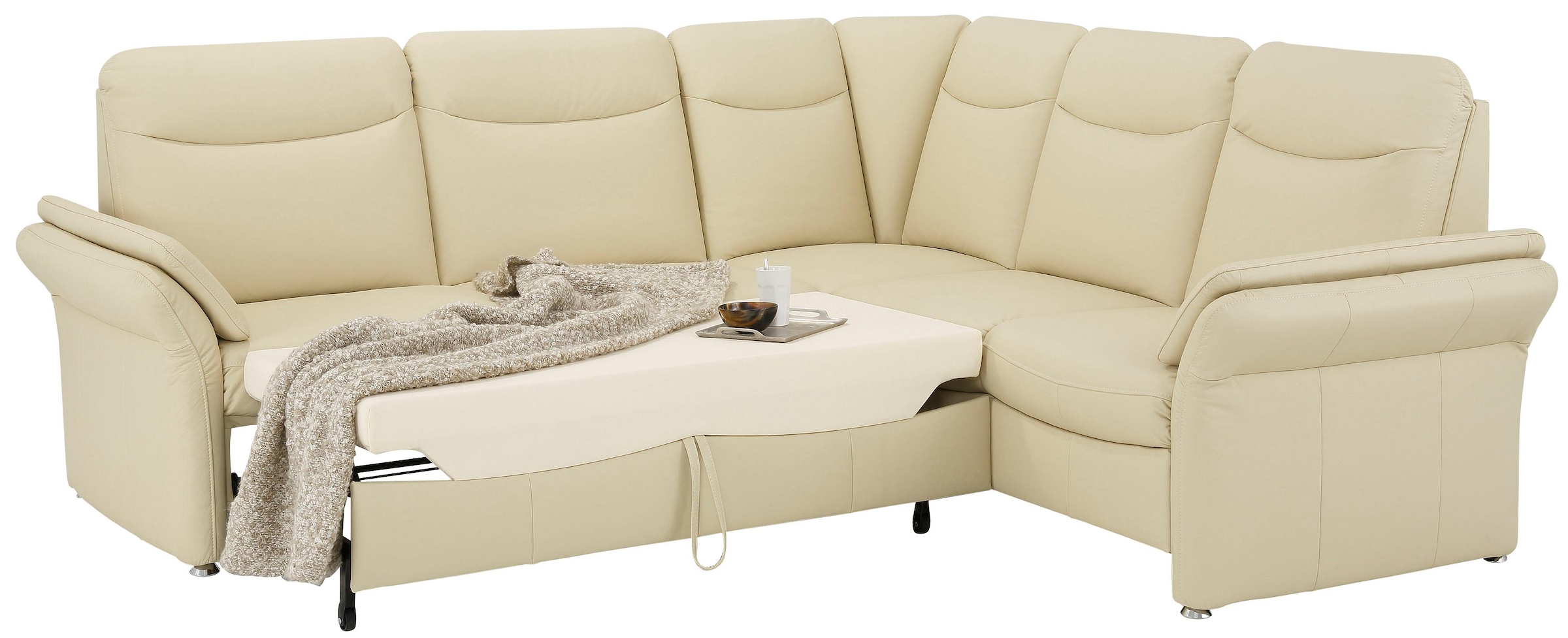 Home affaire Ecksofa »Tahoma L-Form«, mit Armlehnfunktion, wahlweise Bettfunktion, Schublade, Relaxfunktion