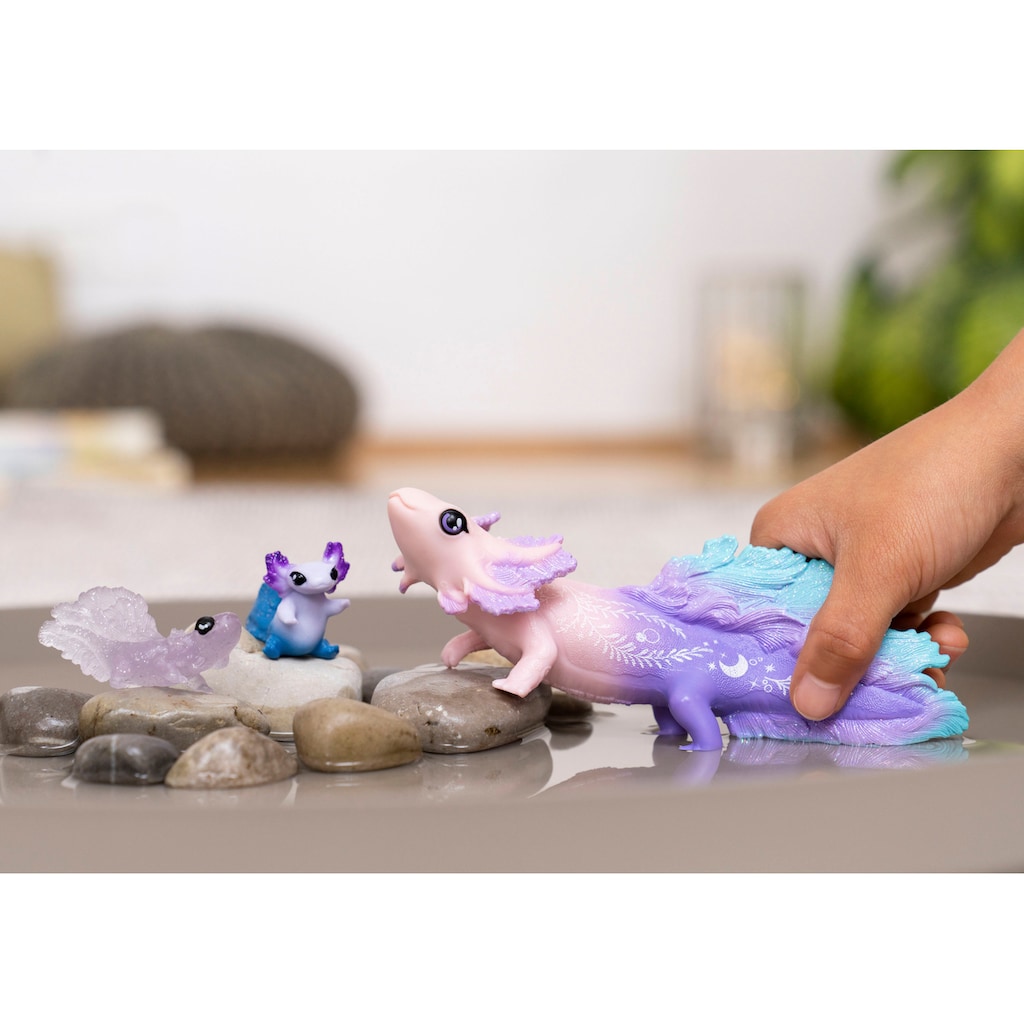 Schleich® Spielfigur »BAYALA®, Axolotl discovery (42628)«, (Set, 3 tlg.)