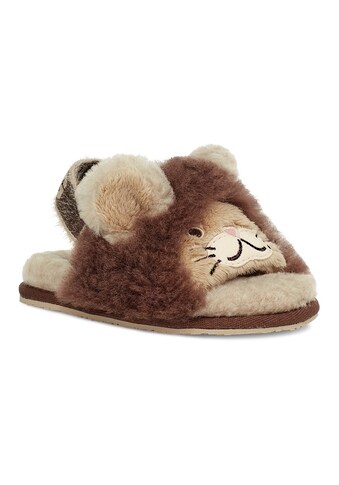 UGG Hausschuh »Fluff Yeah Slide Lion Stuffie«, mit niedlichem Löwen-Motiv kaufen