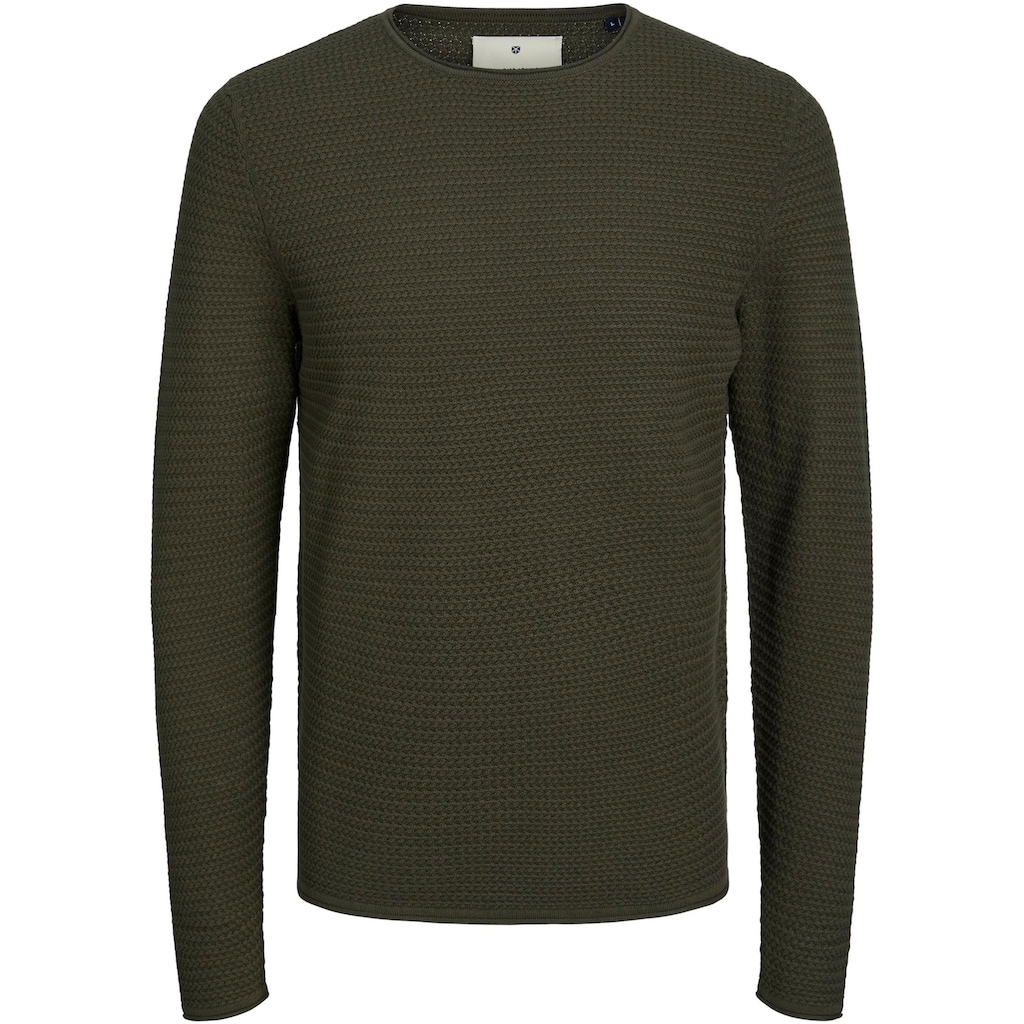 Jack & Jones Rundhalspullover »JPRBLUMIGUEL KNIT CREW NECK NOOS«