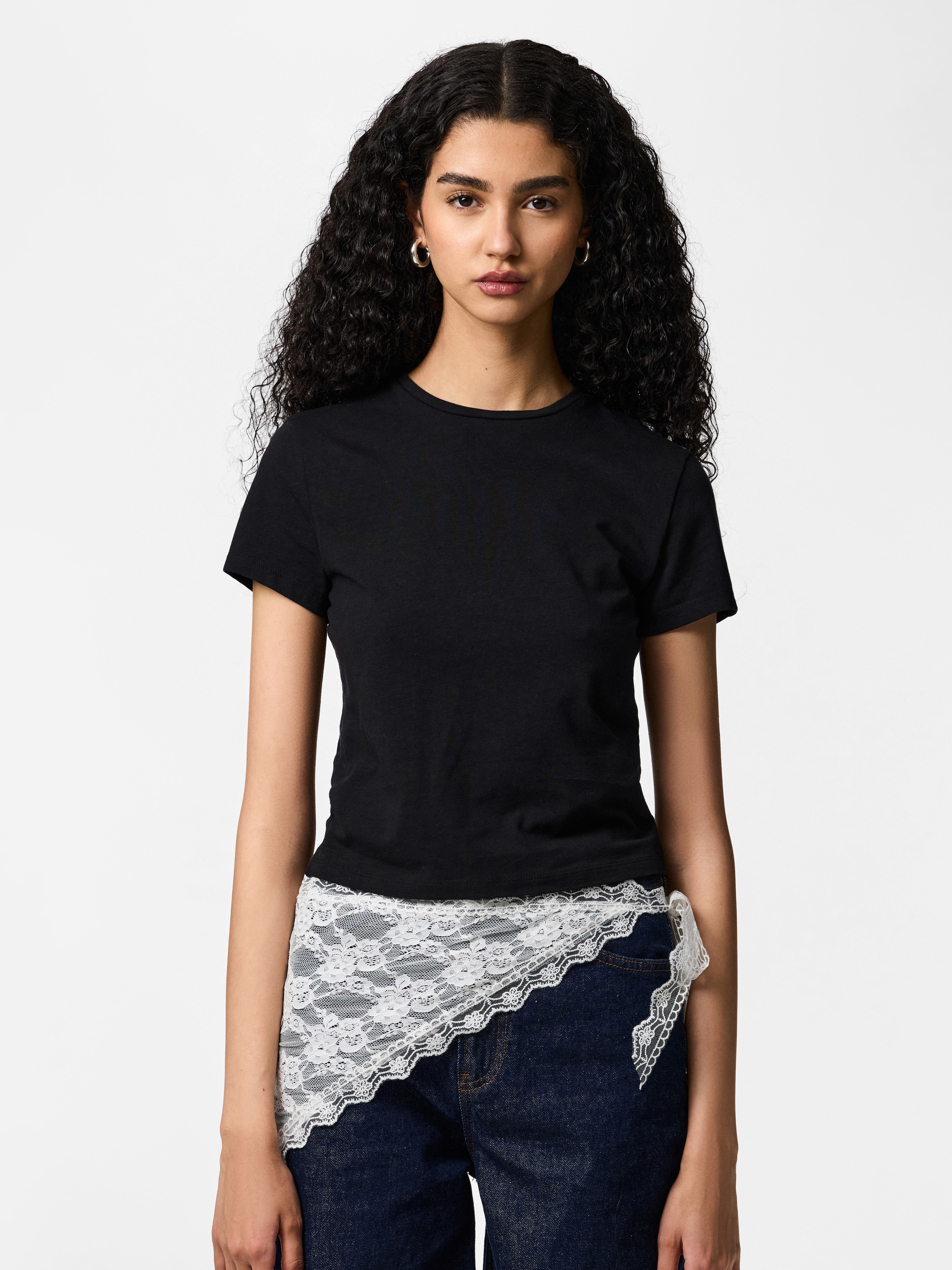 pieces Kurzarmshirt »PCAMELIA BABY TEE 2-PACK JRS NOOS BC« 2er-Pack,  mit klassischen Farben