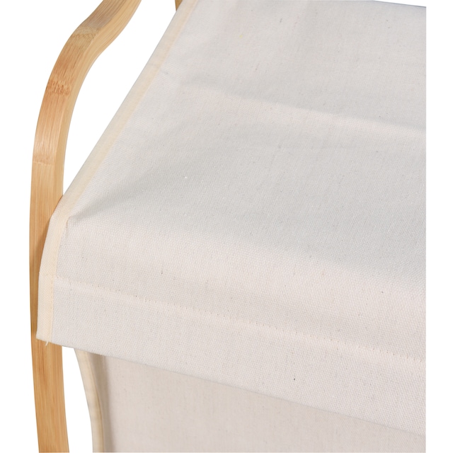 welltime Wäschekorb »Costa Rica«, Wäschesammler, Breite 70 cm, Bambus,  Wäschesack aus Stoff kaufen bei OTTO