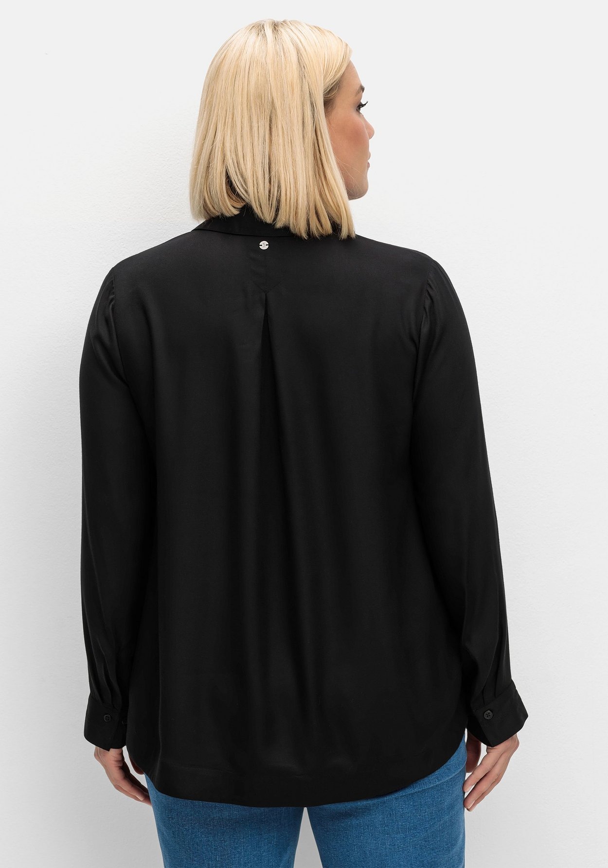 Sheego Tunika »Twill-Tunika aus hochwertiger Viskose-Twillqualität«, aus hochwertiger Viskose-Twillqualität