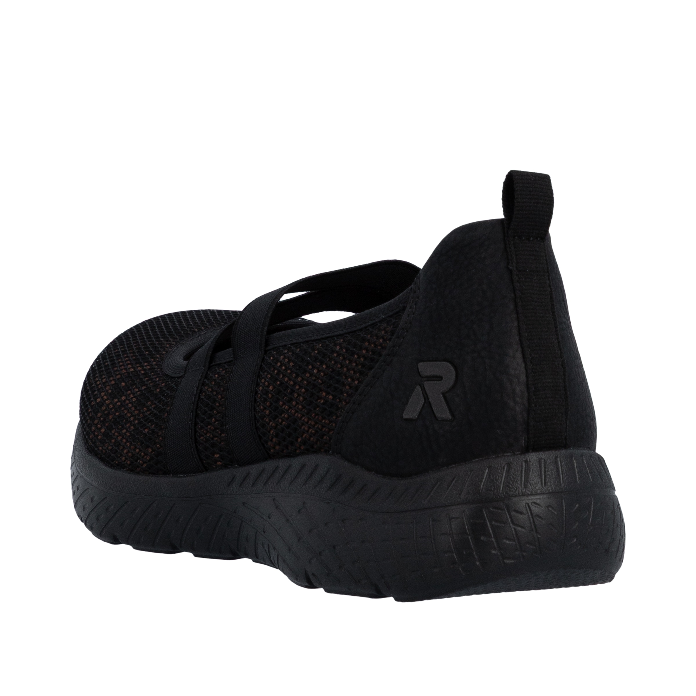 Rieker Ballerina  Slipper, Schlupfschuh mit Stretchbänder