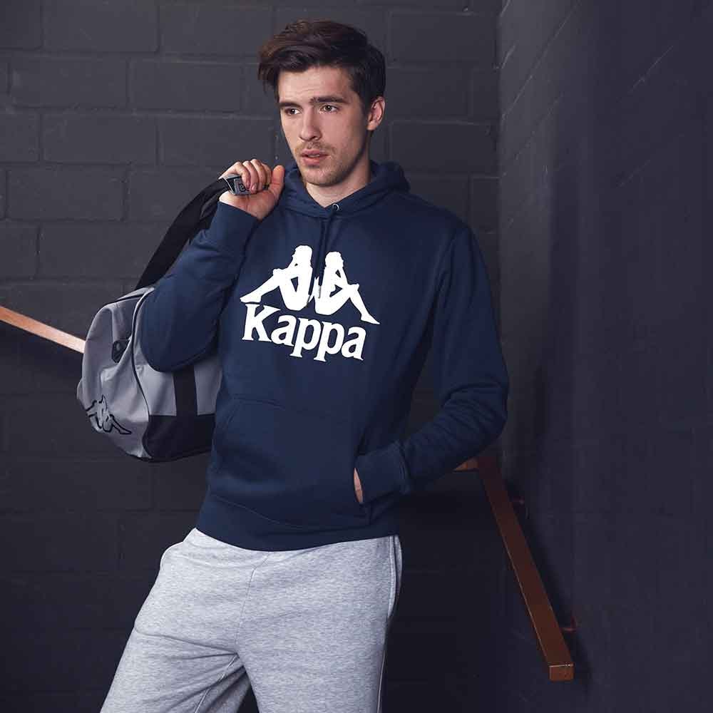 Kappa Kapuzensweatshirt, - in kuscheliger Sweat-Qualität