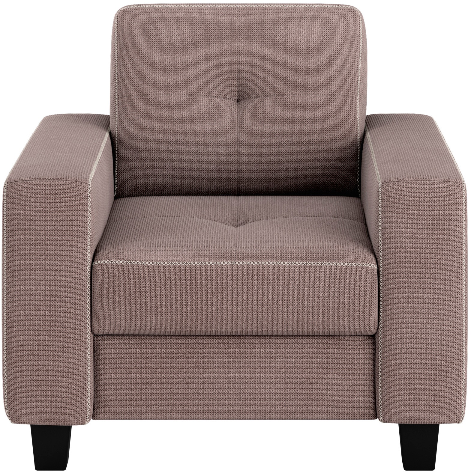 Places of Style Sessel »Varese«, Kreuznaht in beige