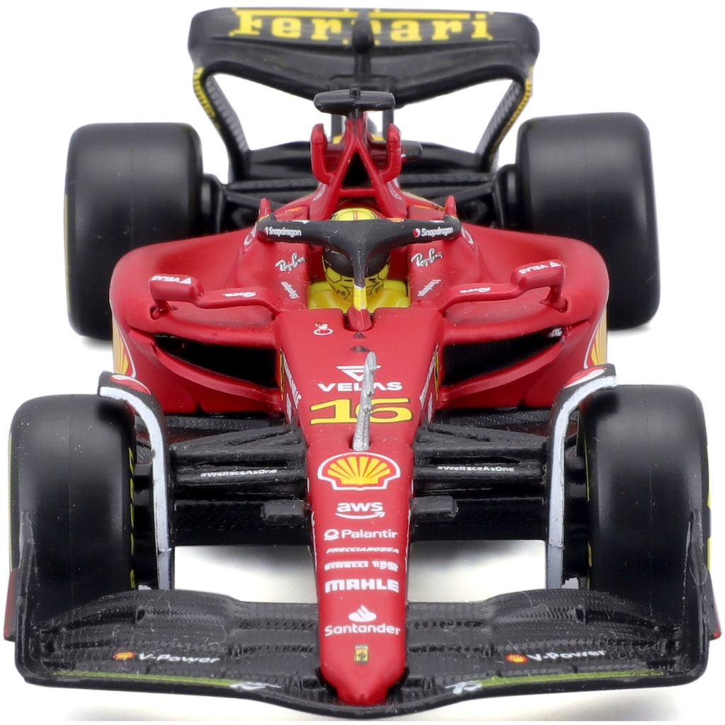 Bburago Sammlerauto »Ferrari F1 Ferrari F1-75, 2022, Hardcase #16 Leclere«, 1:24