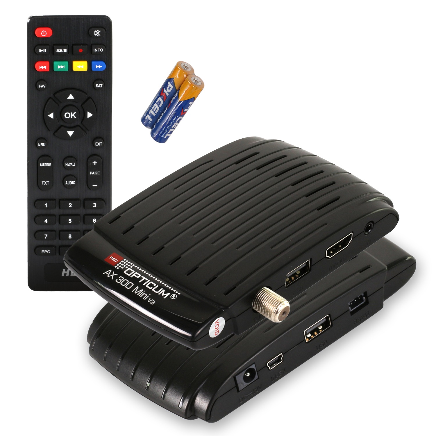 Opticum Red SAT-Receiver »AX 300 Mini v3 Full HD«, ( ), PVR Ready, EasyFind Ready