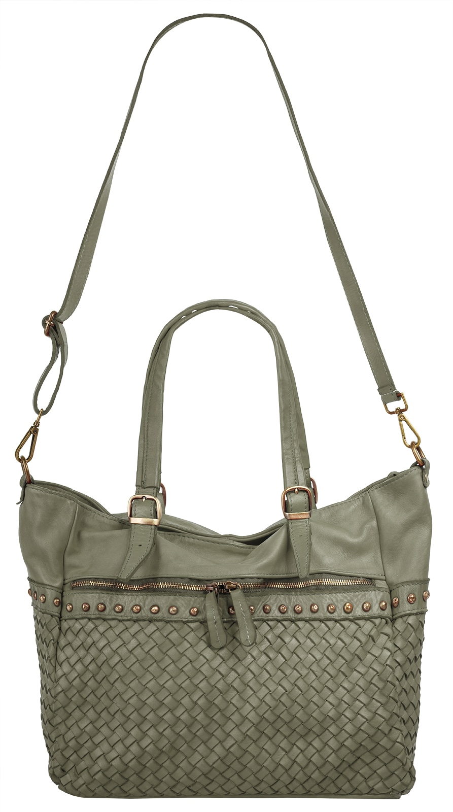 Samantha Look Shopper, echt Leder, Made in Italy