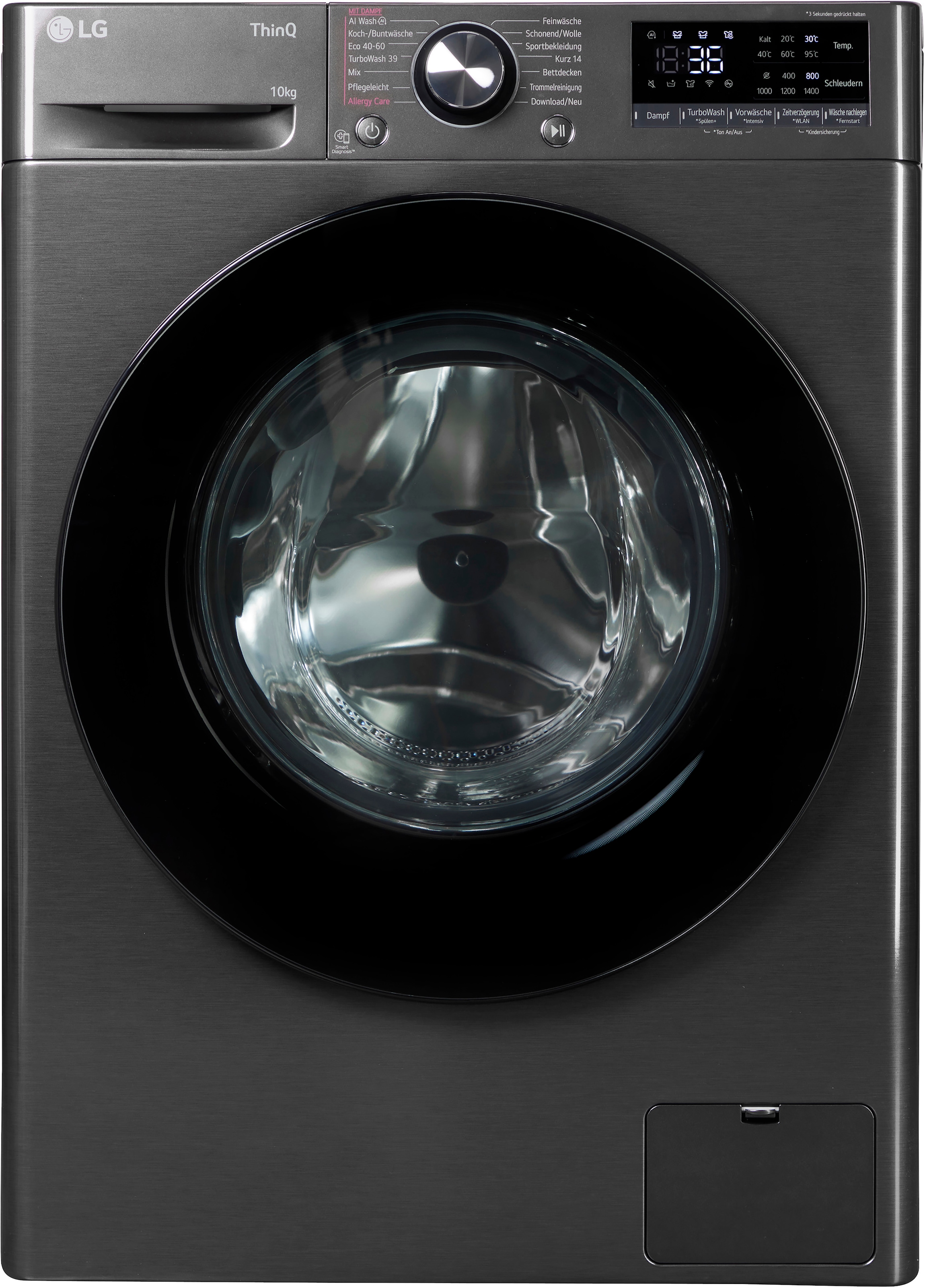 LG Waschmaschine »F4WR700YB« 10 kg 1400 U/min AI Wash, ThinQ App inkl. Programm-Download
