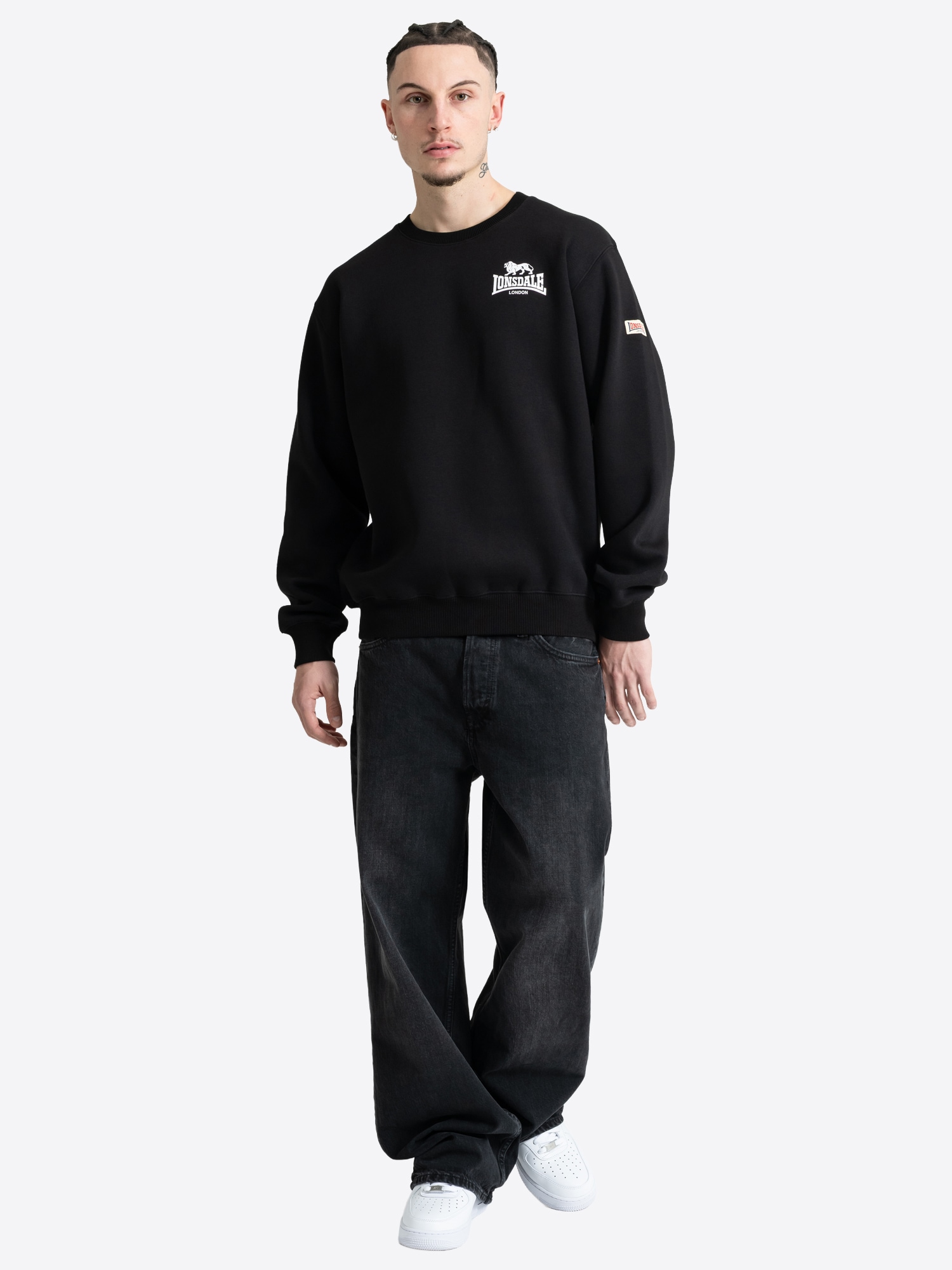 Lonsdale Sweatshirt »HAIGHTON«, aus Baumwolle und Polyester, erhältlich in den Größen S bis XXXL
