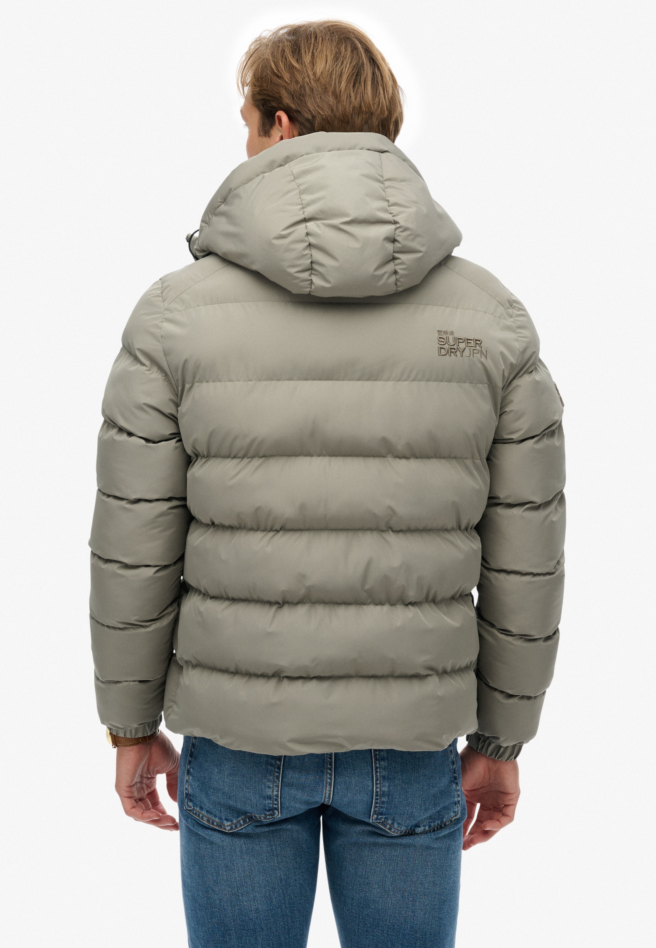Superdry Steppjacke »HOODED SPORTS PUFFER JACKET«, mit Kapuze