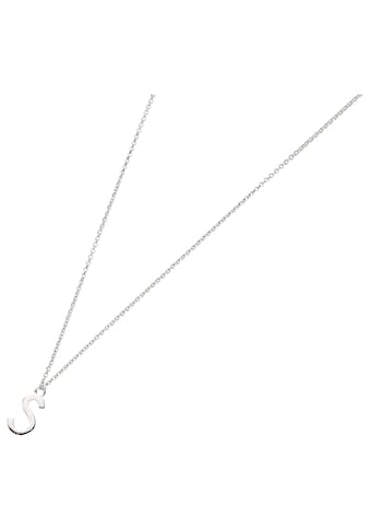 Collier »Collier Buchstabe S, Silber 925«