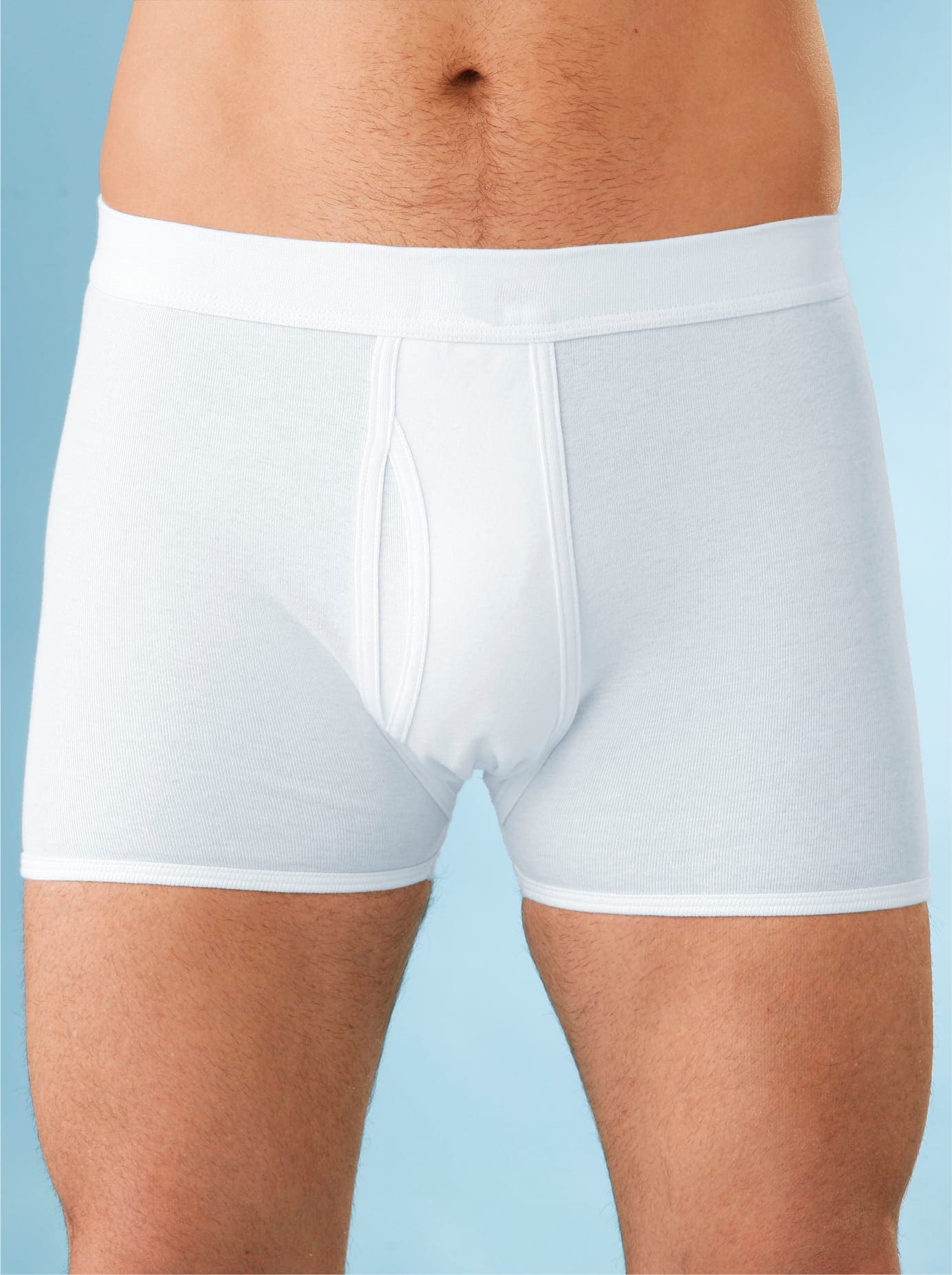 Kings Club Herren Schlüpfer 2 Stk. tlg. in weiß, Größe 9