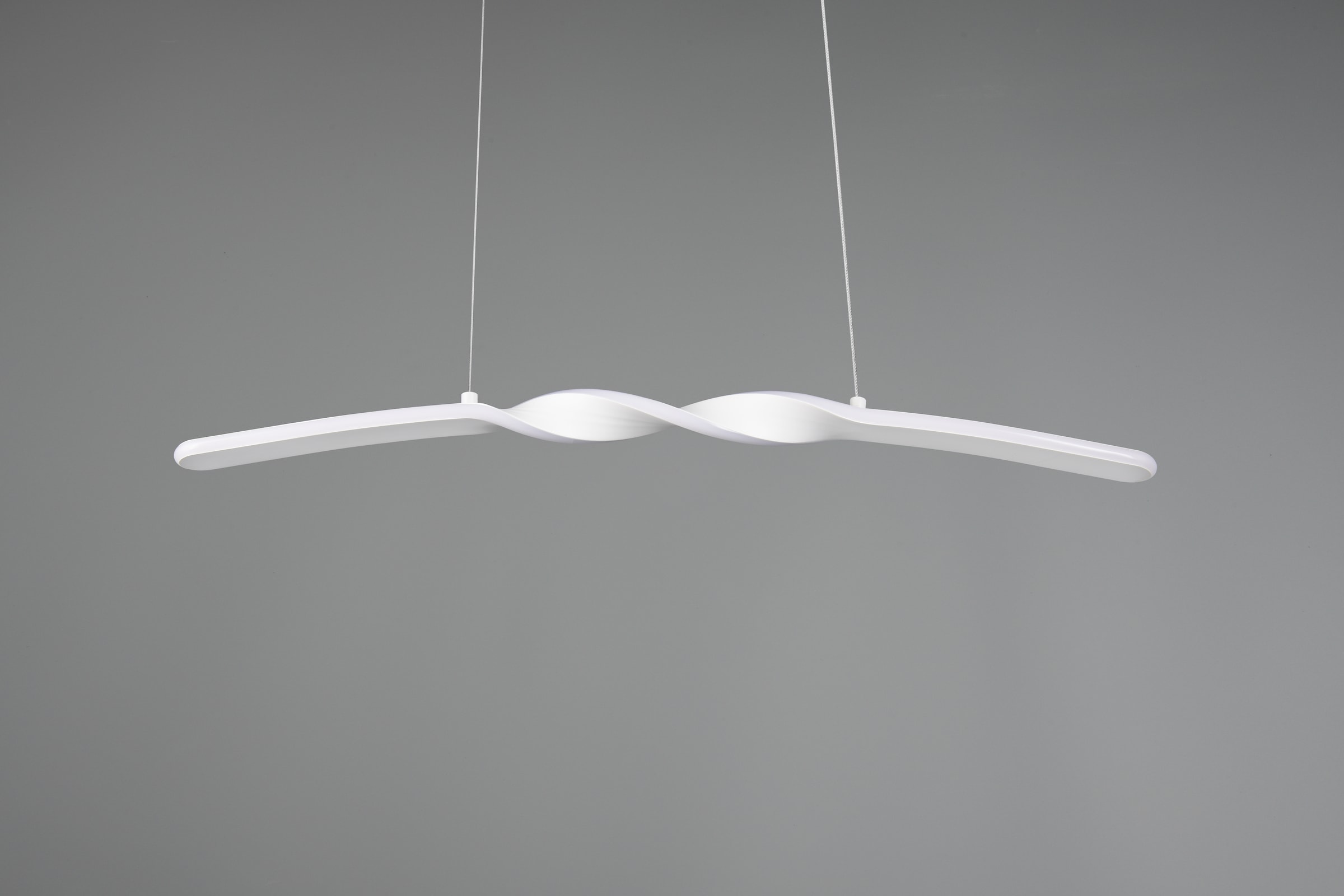 REALITY Leuchten LED Pendelleuchte »GINKO, Hängeleuchte LED 18W 2100 Lumen 4000K kaltweiß« LED-Board 1 Stk. Kaltweiß Hängelampe Esszimmer, höhenverstellbar bis max 150cm, Breite 79 cm