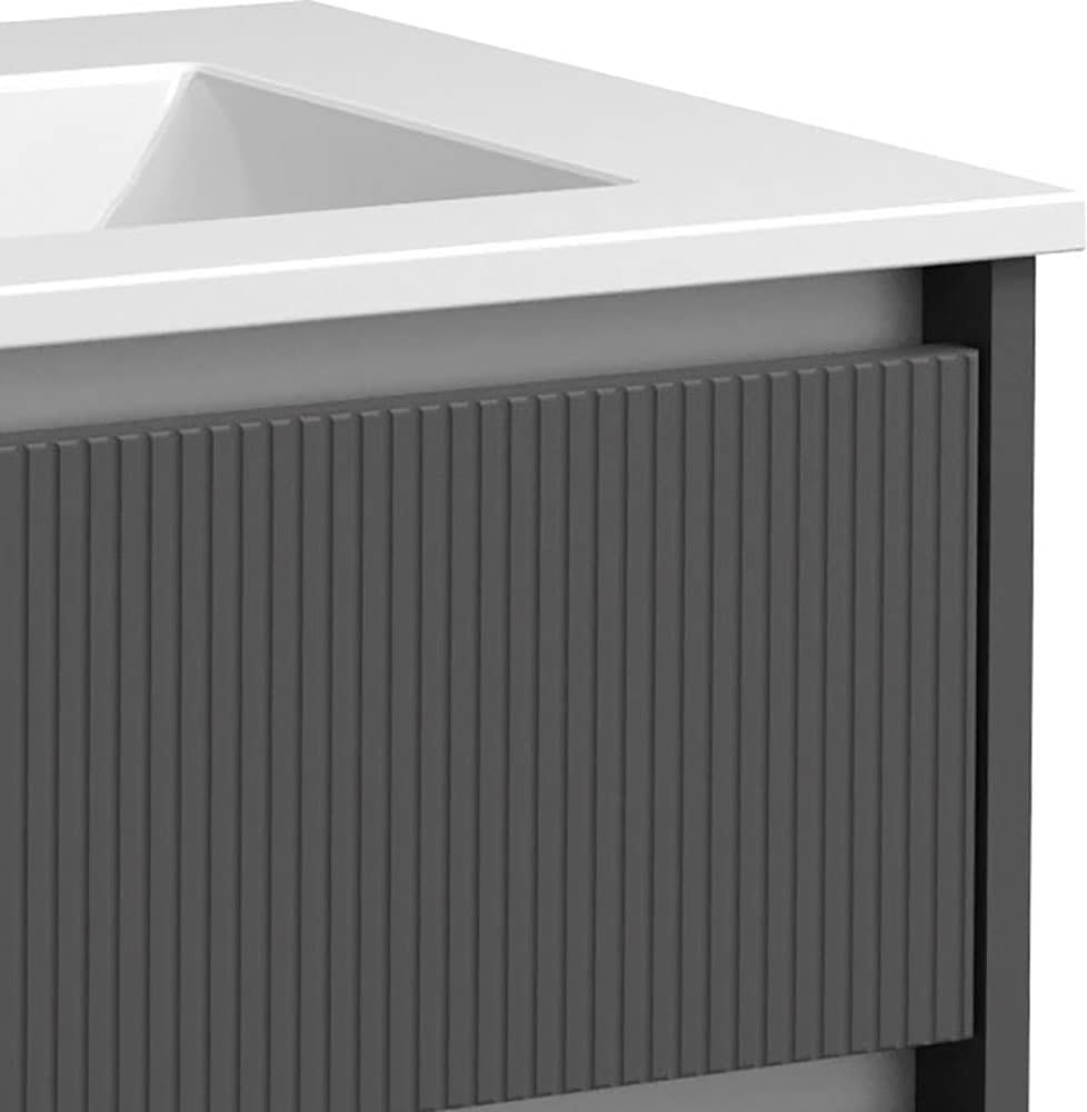 welltime Waschtisch »Urban«, mit Keramik Waschbecken, 2 Schubladen mit Softclose, Breite 60 cm