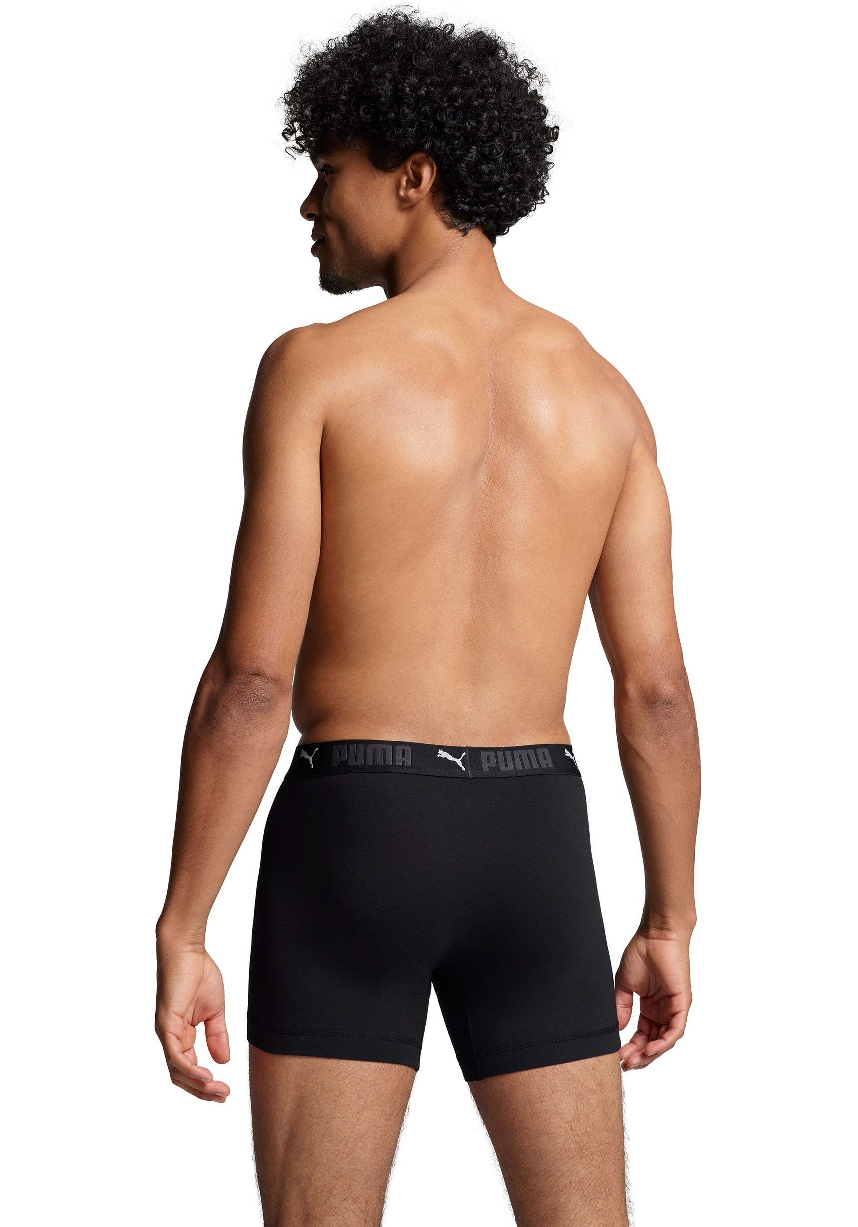PUMA Boxershorts »PUMA MEN SPORT COTTON BOXERS 2P«, (Packung, 2er Pack), mit Markenschriftzug im Bund