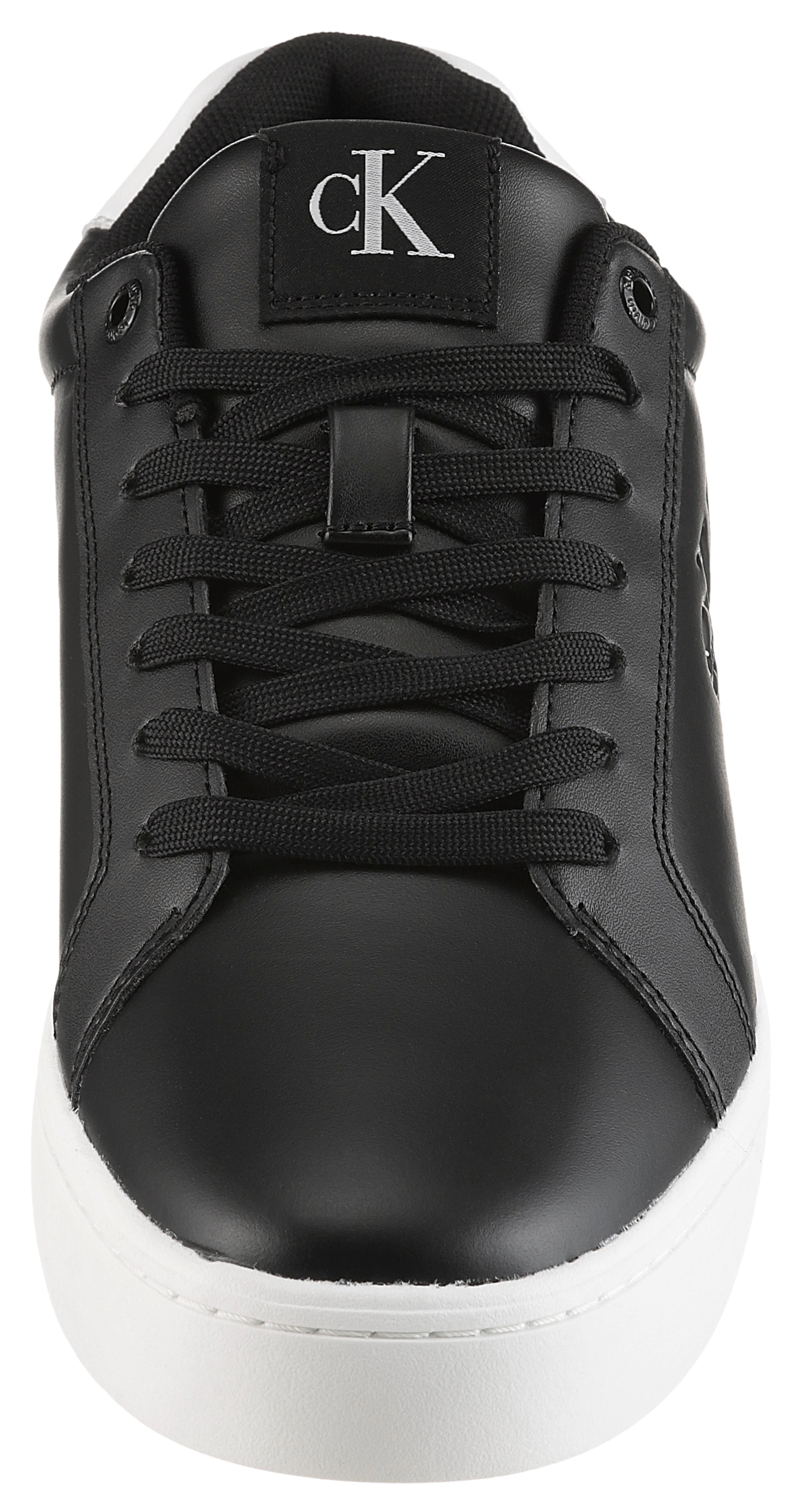 Calvin Klein Jeans Sneaker »CLASSIC CUPSOLE MONO LTH«  Freizeitsneaker, Halbschuh, Schnürschuh in klassischer Optik