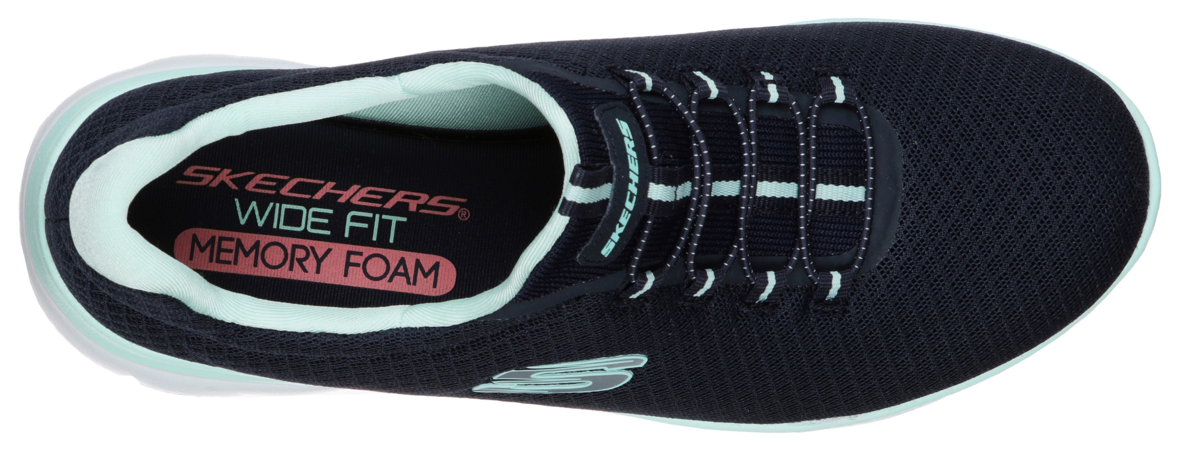 Skechers Slip-On Sneaker »SUMMITS«, Freizeitschuh, Komfortschuh mit stoßdämpfender Zwischensohle