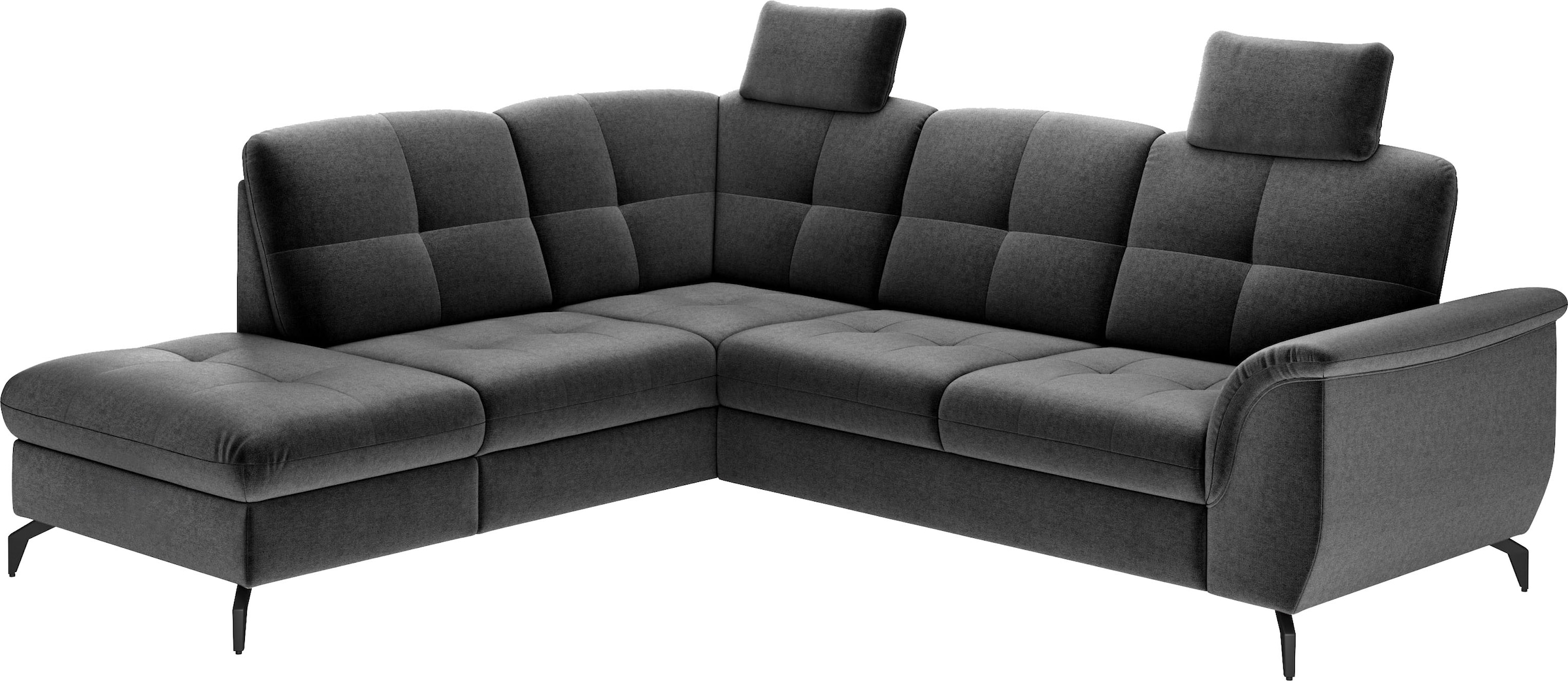sit&more Ecksofa »Zora L-Form«, wahlweise mit Bettfunktion und Bettkasten