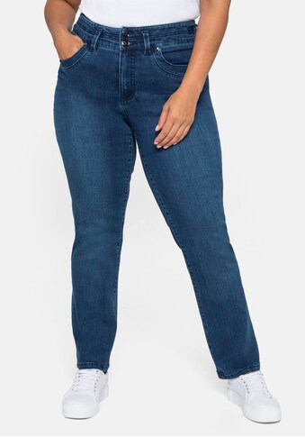 Sheego Stretch-Jeans, im Straight Fit, mit Formbund kaufen