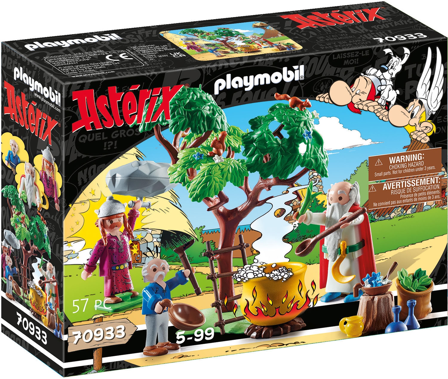 Konstruktions-Spielset »Miraculix mit Zaubertrank (70933), Asterix«, (57 St.), Made in...