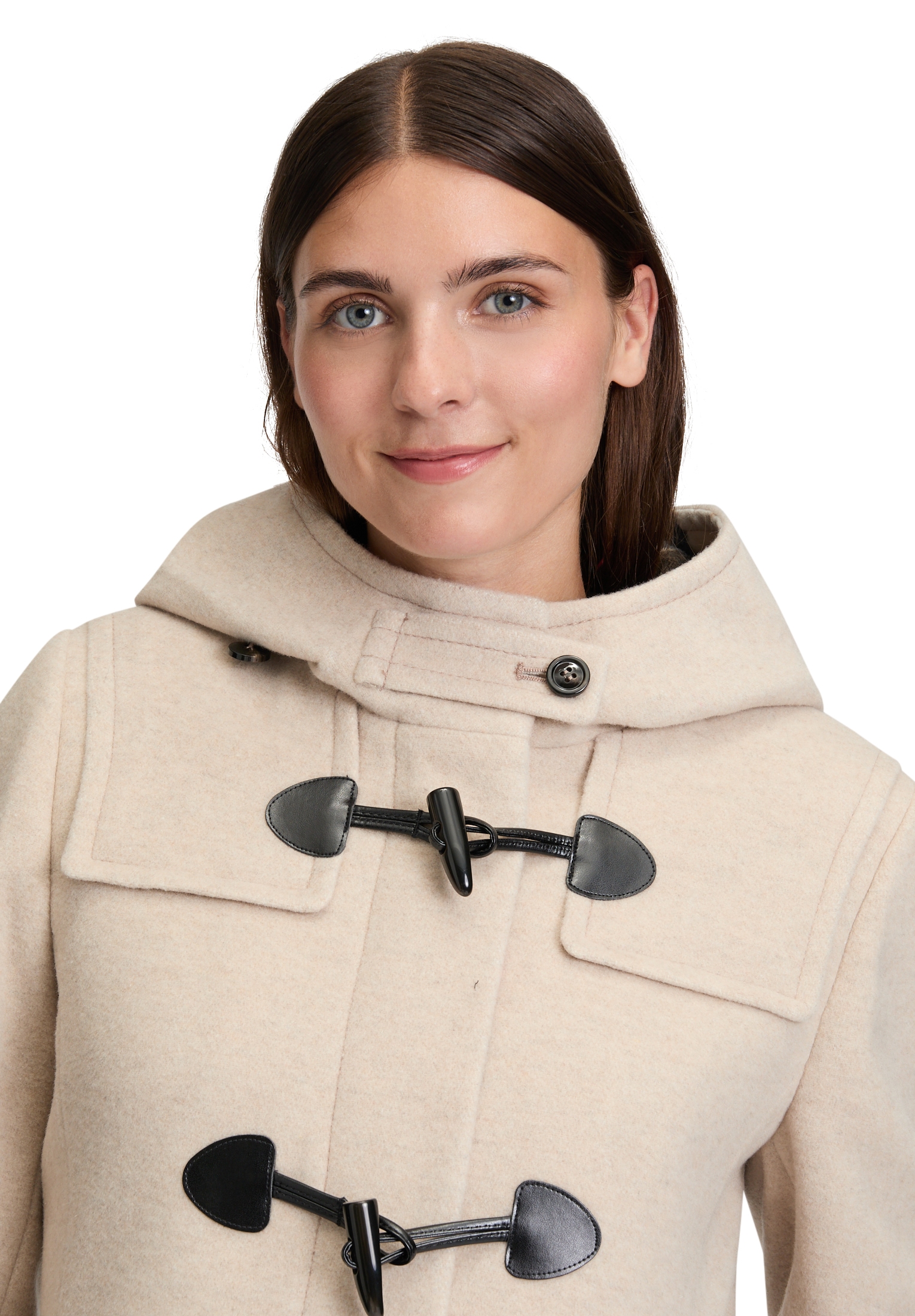 Gil Bret Wolljacke »Dufflecoat mit Kapuze«