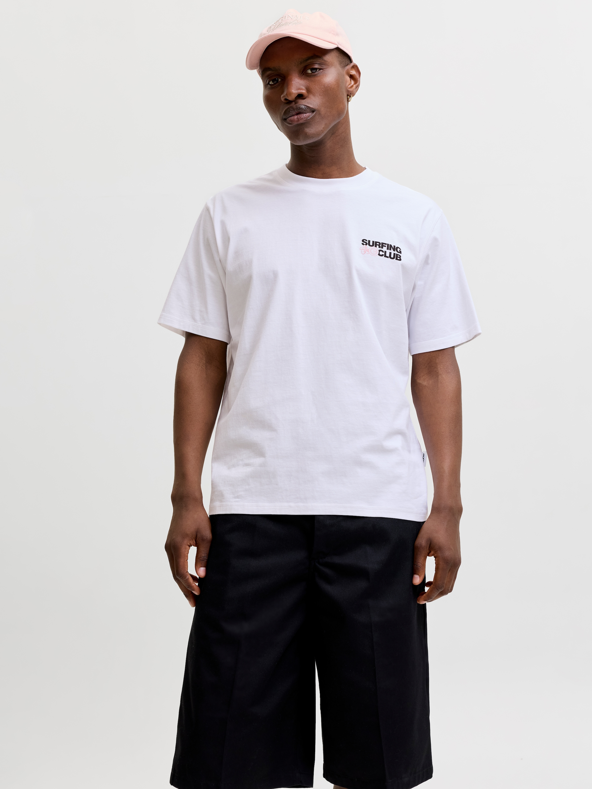 Jack & Jones T-Shirt »JCOMARINA BACK PRINT TEE SS CREW NECK« mit Print