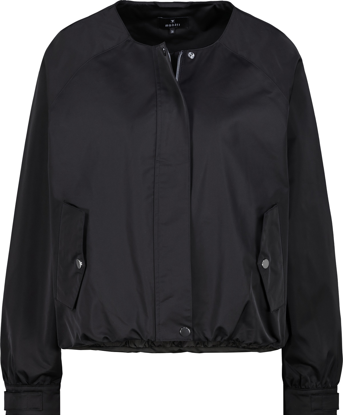 Monari Blouson »Jacke Blouson«, ohne Kapuze, Mit Rundhalsausschnitt