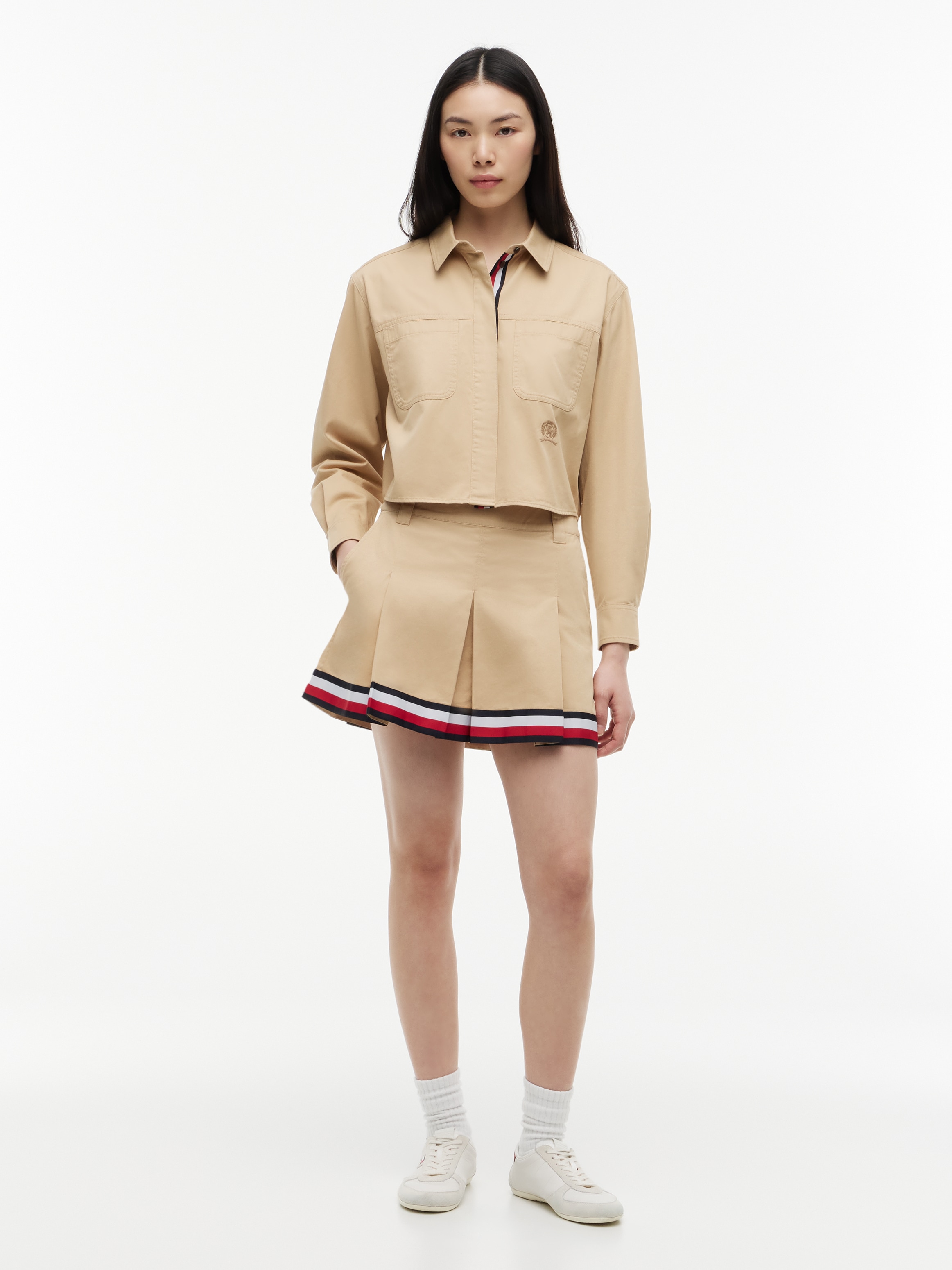Tommy Jeans Minirock »TJW RWB TAPE MINI SKIRT« Baumwolle