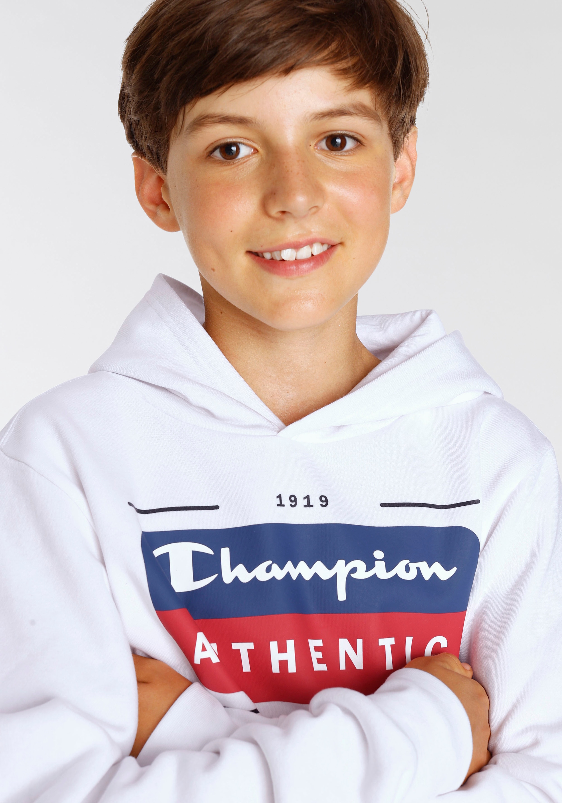 Hooded bei »Graphic OTTO - Sweatshirt Sweatshirt Kinder« Shop kaufen Champion für