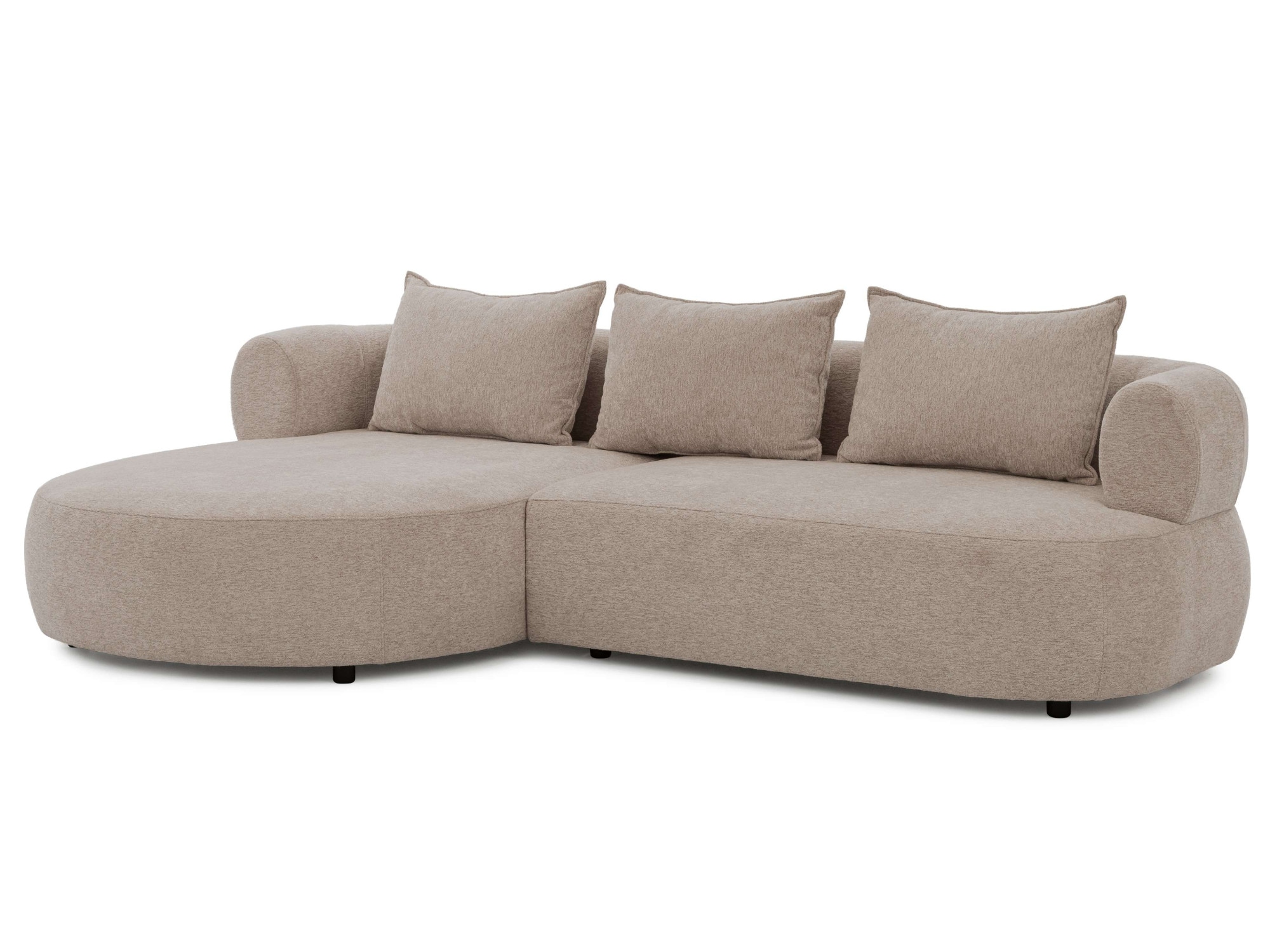 Home affaire Ecksofa »LUSSAC L-Form Design-Sofa mit Zierkissen, Maße B/T/H: 257/159/78 cm« hoher Sitzkomfort und modernes Design, Sofa ohne Bettfunktion
