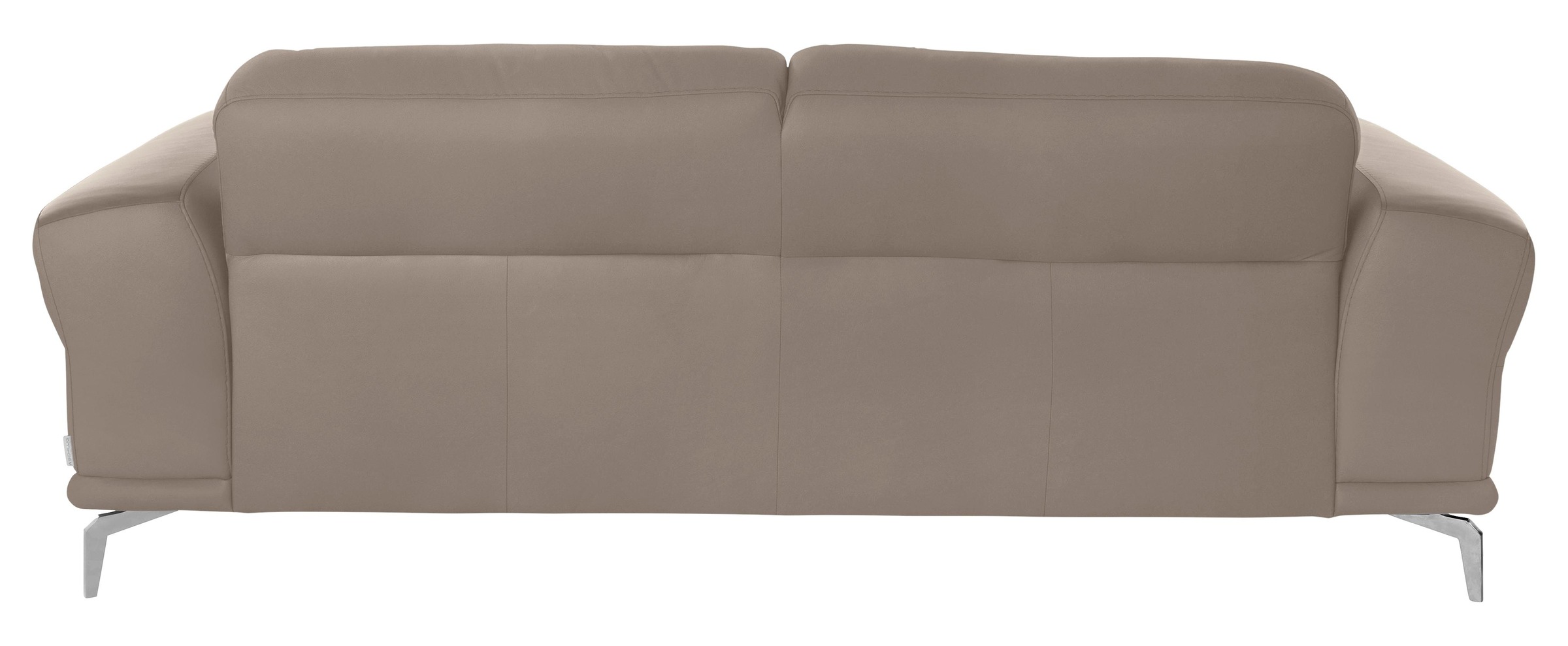 W.SCHILLIG 2,5-Sitzer »montanaa Design Sofa mit erstklassigem Sitzkomfort, Federkern« mit Metallfüßen in Silber matt, Breite 212 cm