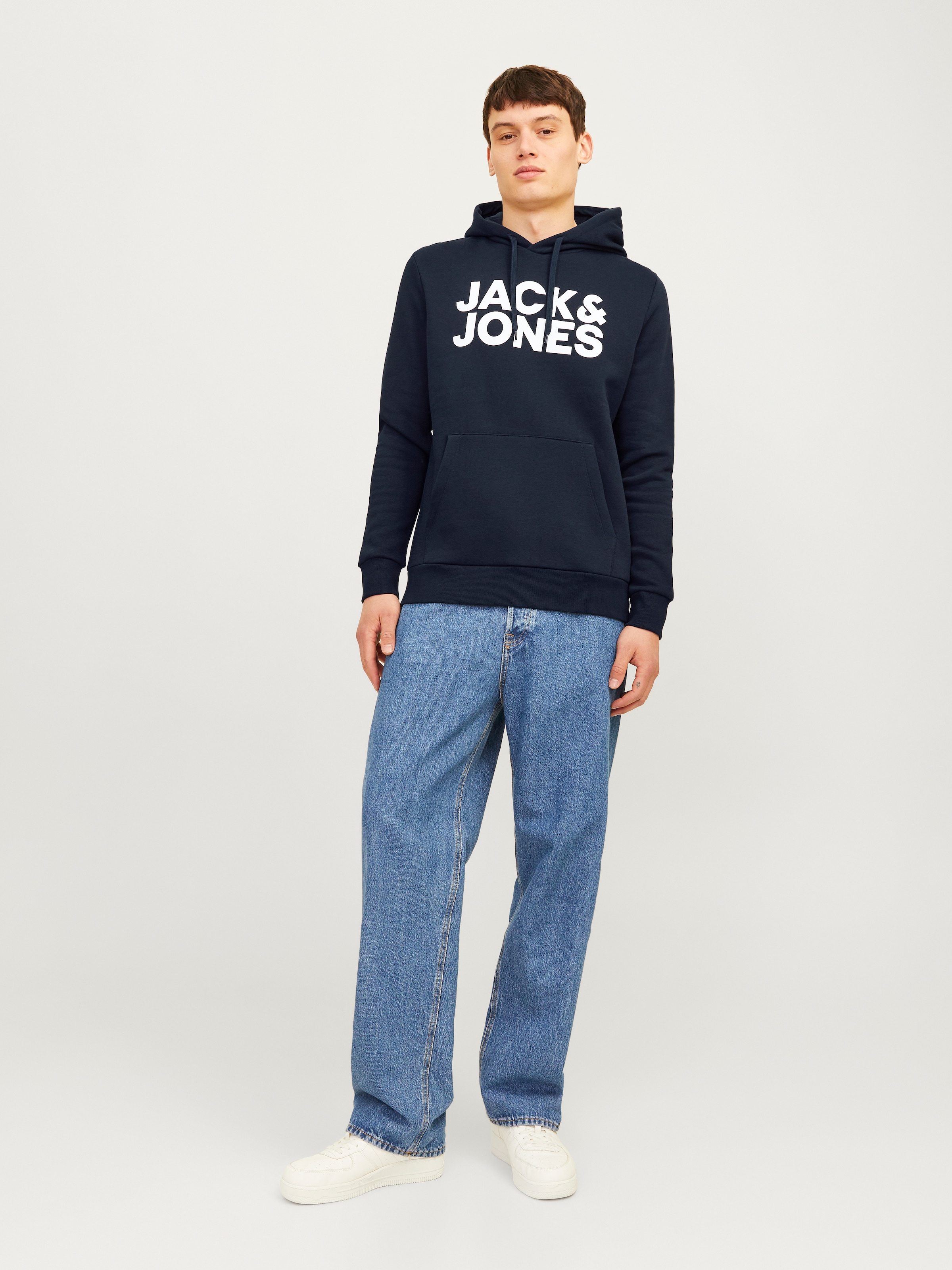 Jack & Jones Kapuzensweatshirt »JJECORP LOGO SWEAT HOOD 2PK MP NOOS«, 2 Stk.
