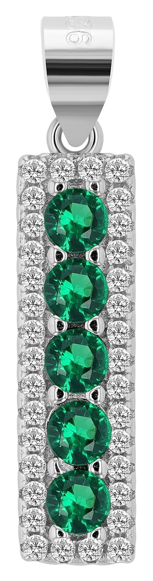 Adelia´s Kettenanhänger »Damen Anhänger ¿ Herzanhänger aus 925 Silber mit Zirkonia«