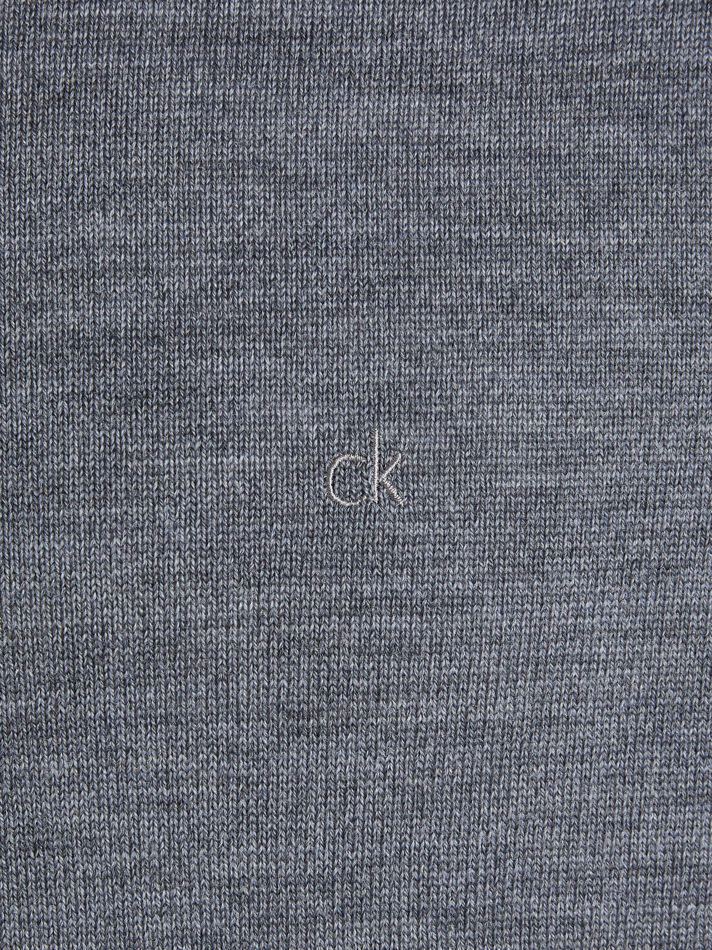 Calvin Klein Rollkragenpullover »SUPERIOR WOOL TURTLE NECK«, mit Logostickerei