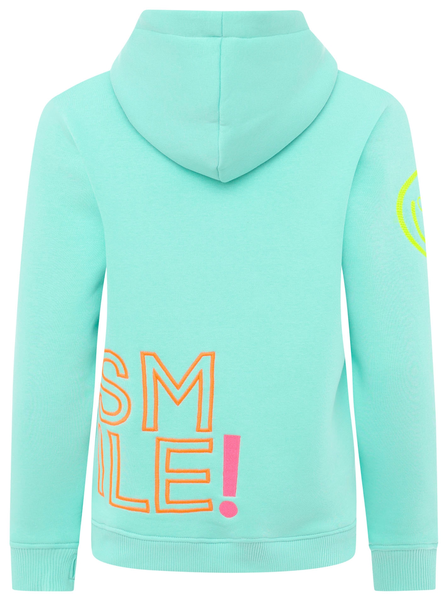 Zwillingsherz Hoodie »"Alissa 2.0"«, mit SMILE Stickerei vorne und hinten