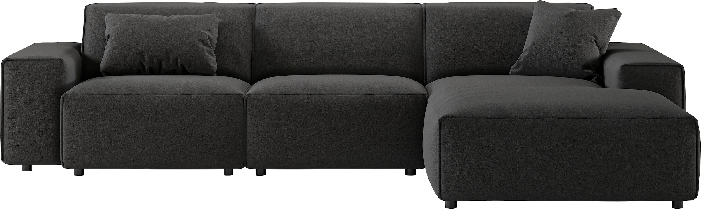 andas Ecksofa »Glimminge auch in Breitcord, Feincord, Bouclé + Easy care-Bezug«, L-Form, Breite 294, Zierkissen